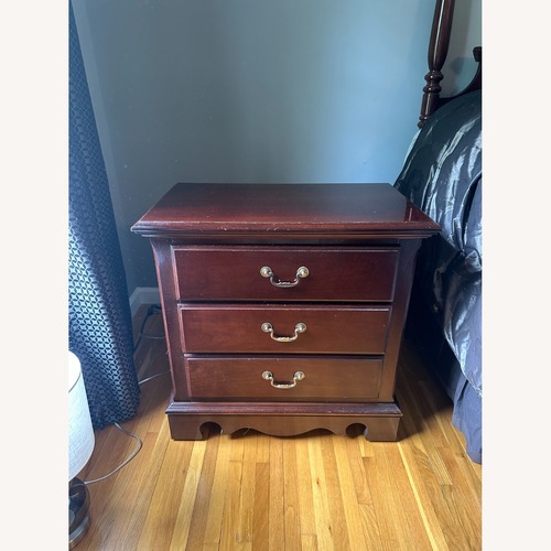 Used Thomasville Solid Cherry Nightstands (2) for sale on AptDeco
