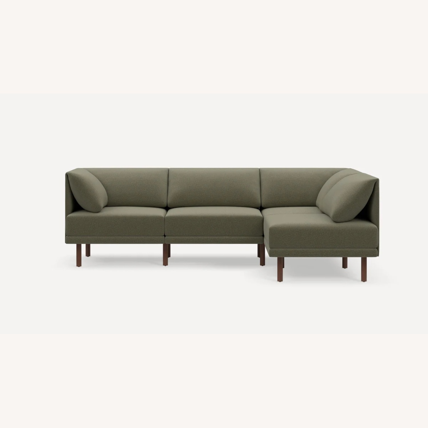Burrow Range 4-Piece One Arm Sectional Green - image-5