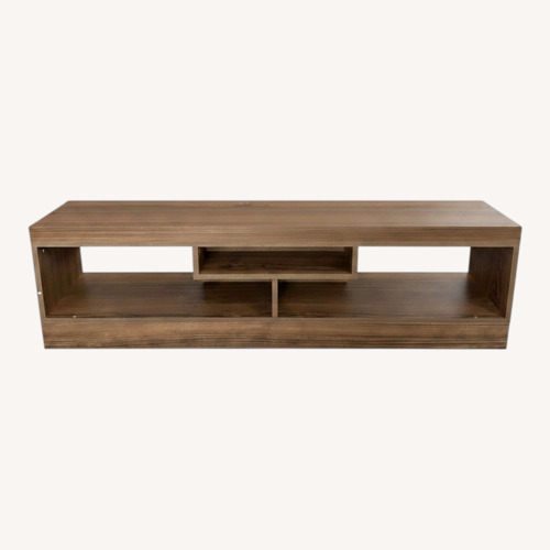 Used Dark Brown Wood Media Storage for sale on AptDeco