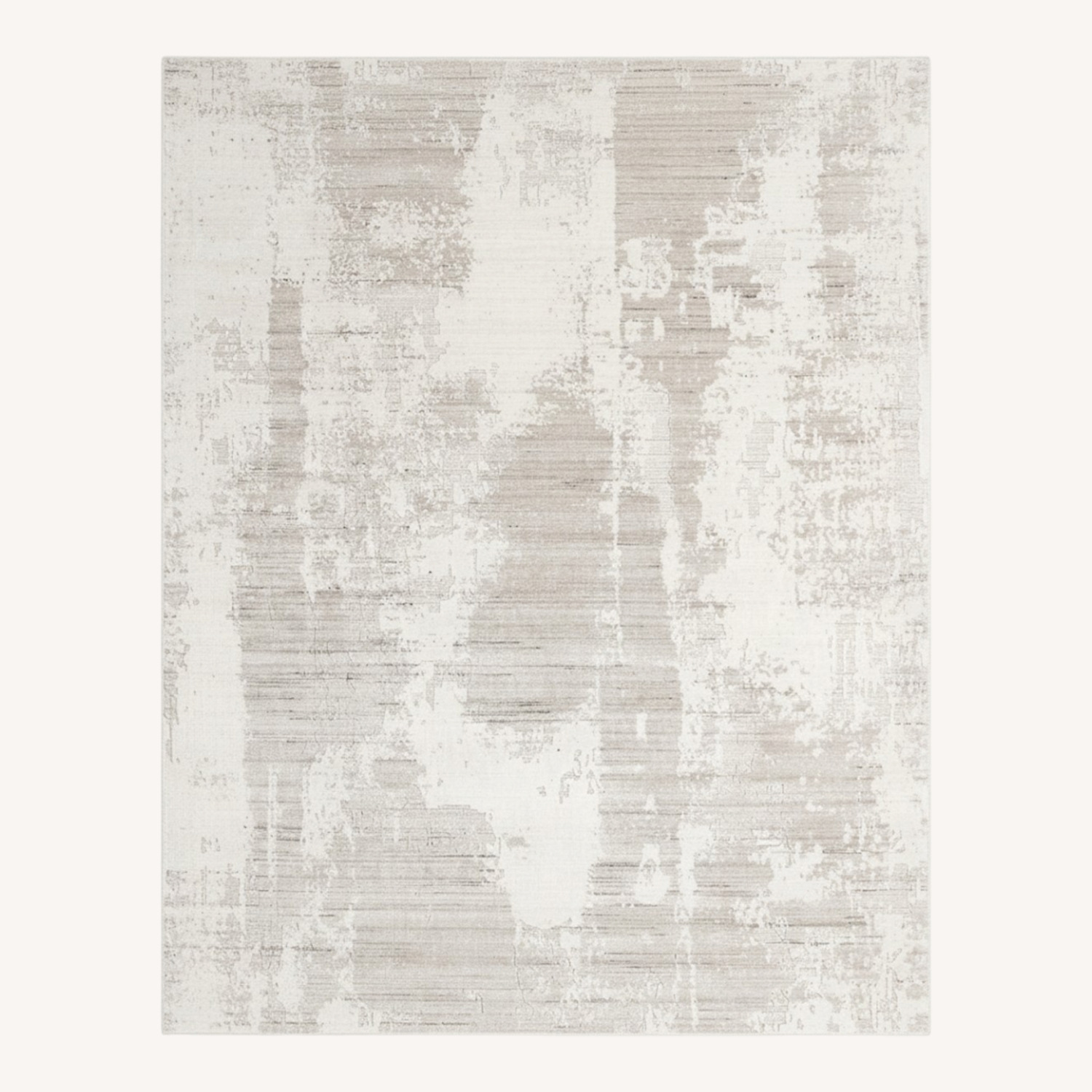 Crate & Barrel Tottori Light Gray Area Rug 6' x 9' - image-0