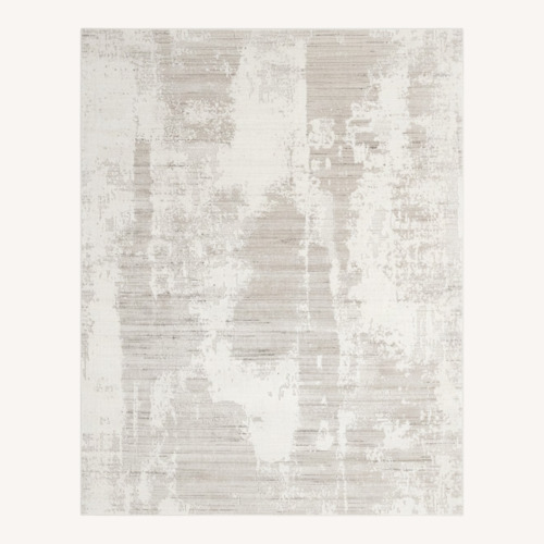 Used Crate & Barrel Tottori Light Gray Area Rug 6' x 9' for sale on AptDeco