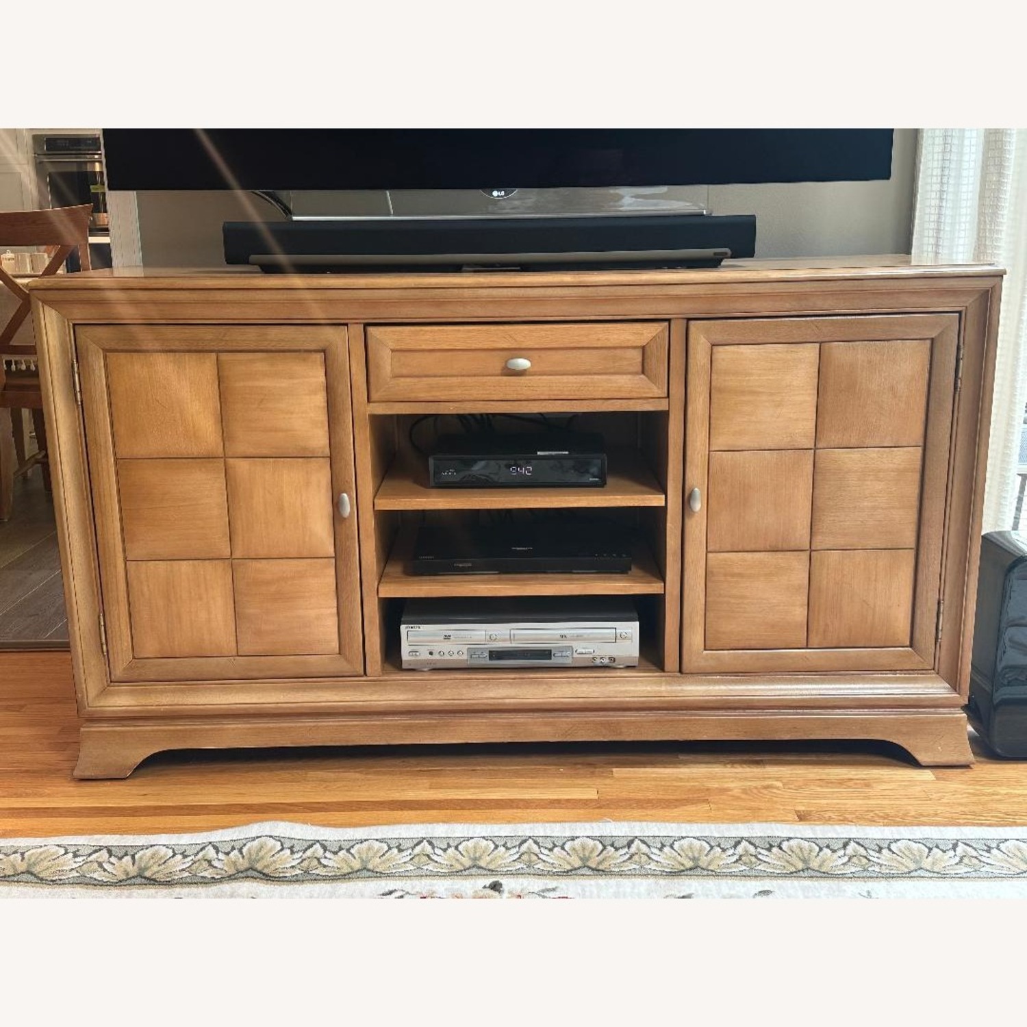 Thomasville Entertainment Center (Solid Wood) - image-1