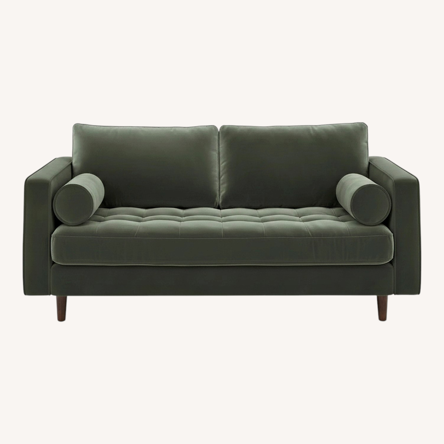 Article Sven Green Velvet Loveseat - image-0