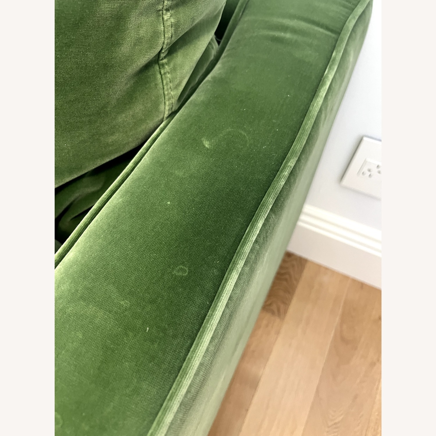 Article Sven Green Velvet Loveseat - image-4