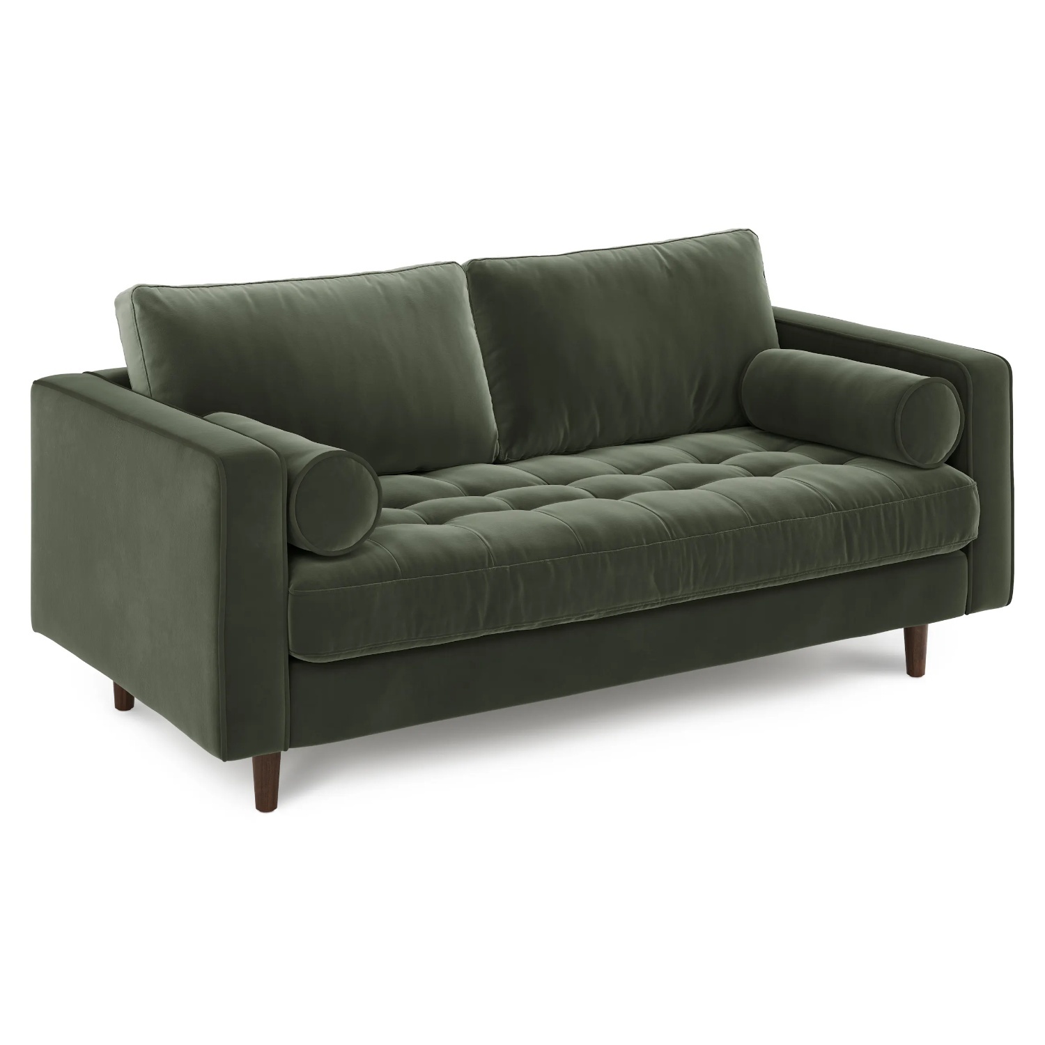 Article Sven Green Velvet Loveseat - image-8