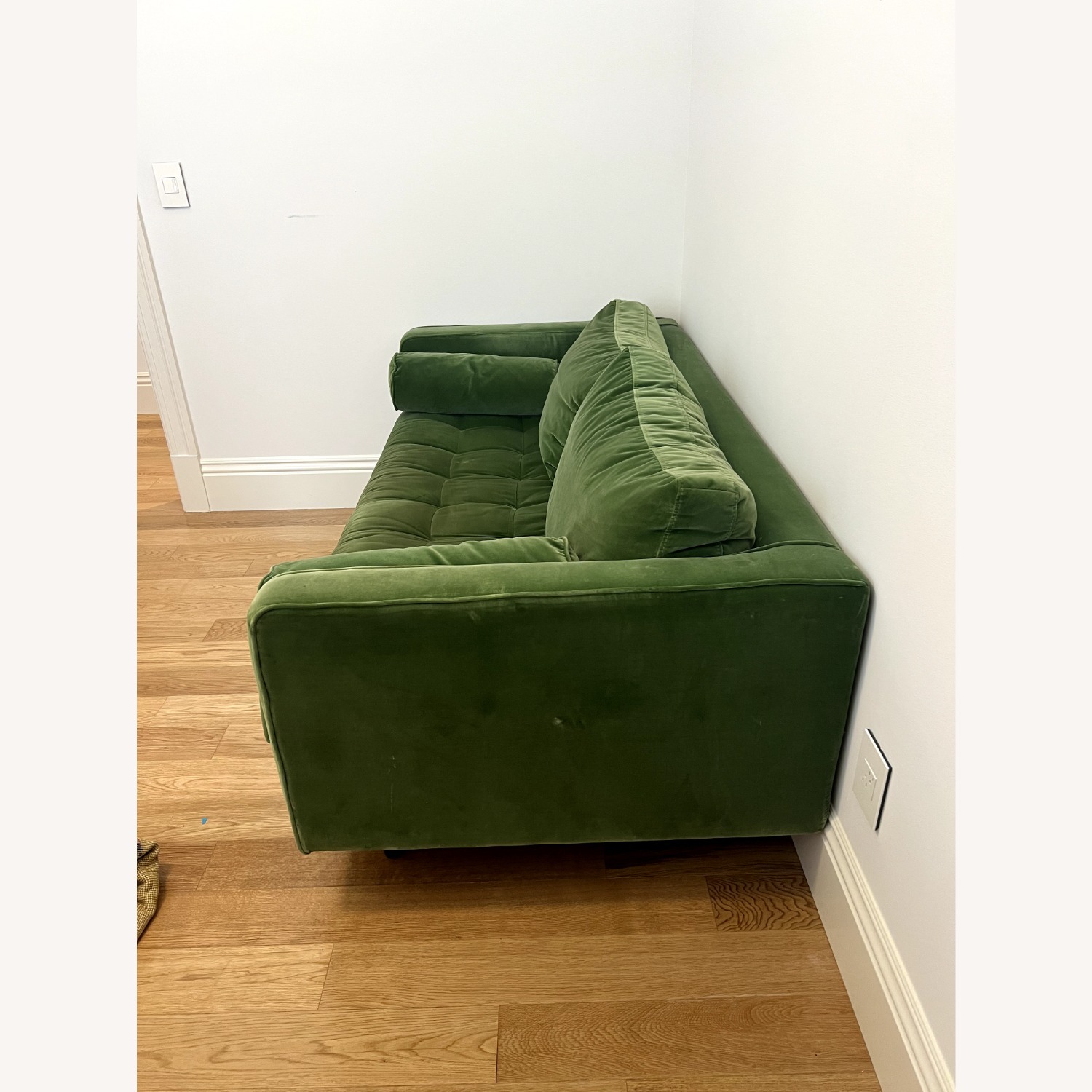 Article Sven Green Velvet Loveseat - image-2