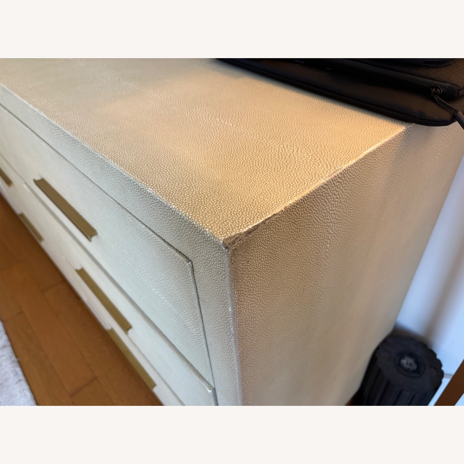 Restoration Hardware Graydon Shagreen Natural Dresser - image-4