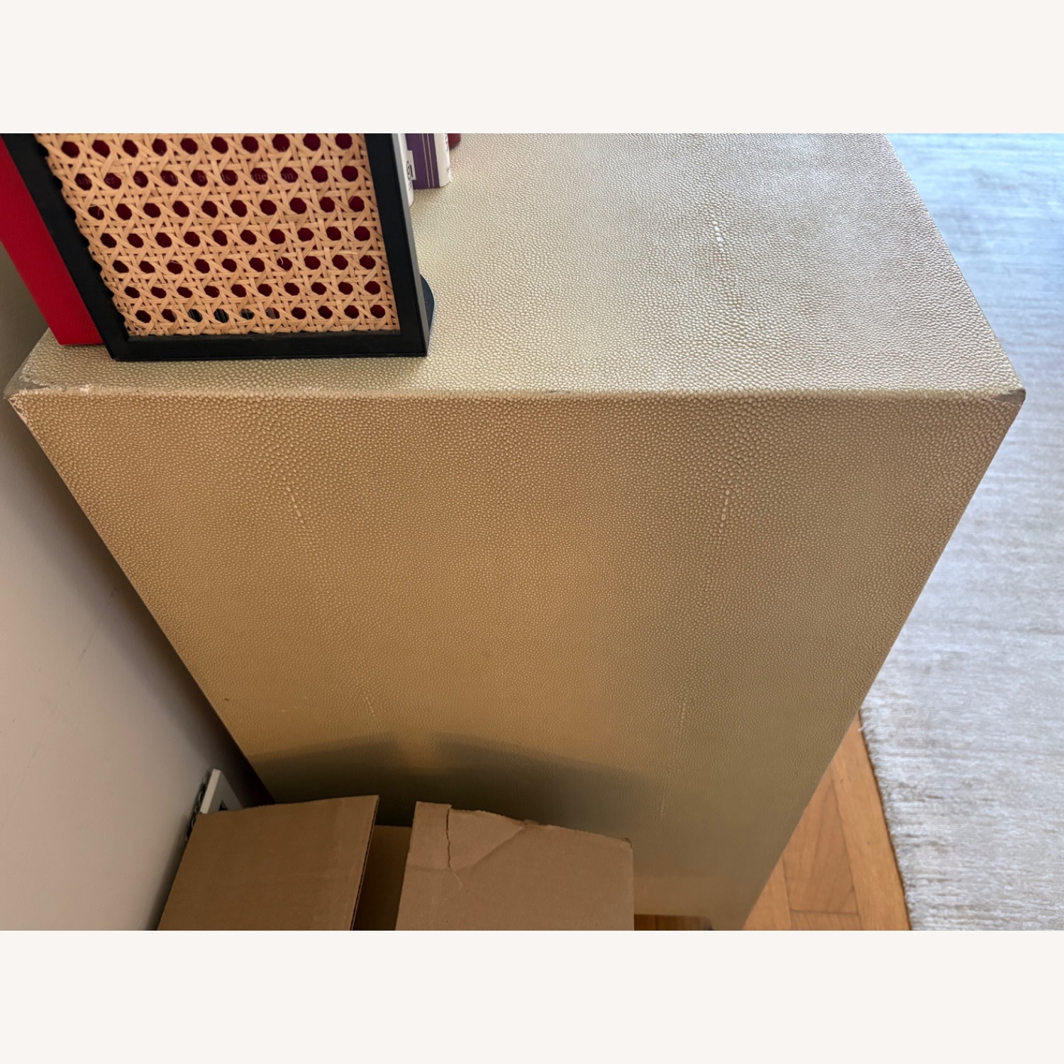 Restoration Hardware Graydon Shagreen Natural Dresser - image-3