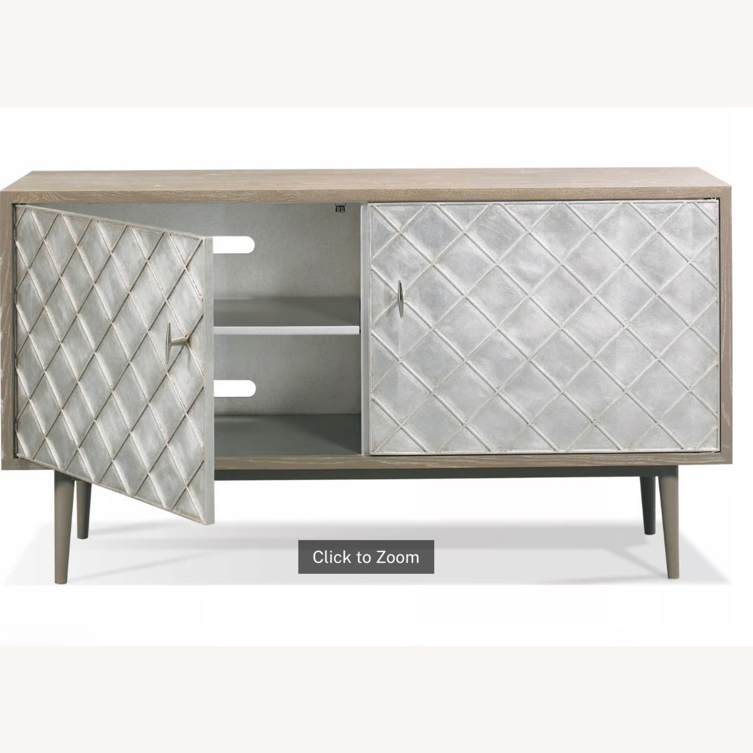 Sherrill Furniture Light Gray Wood Sideboard - image-2