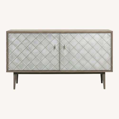 Used Sherrill Furniture Light Gray Wood Sideboard for sale on AptDeco