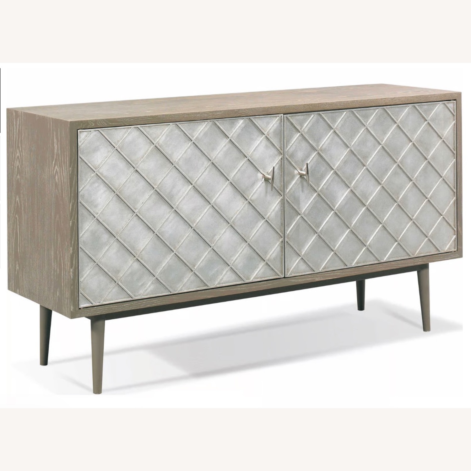 Sherrill Furniture Light Gray Wood Sideboard - image-1