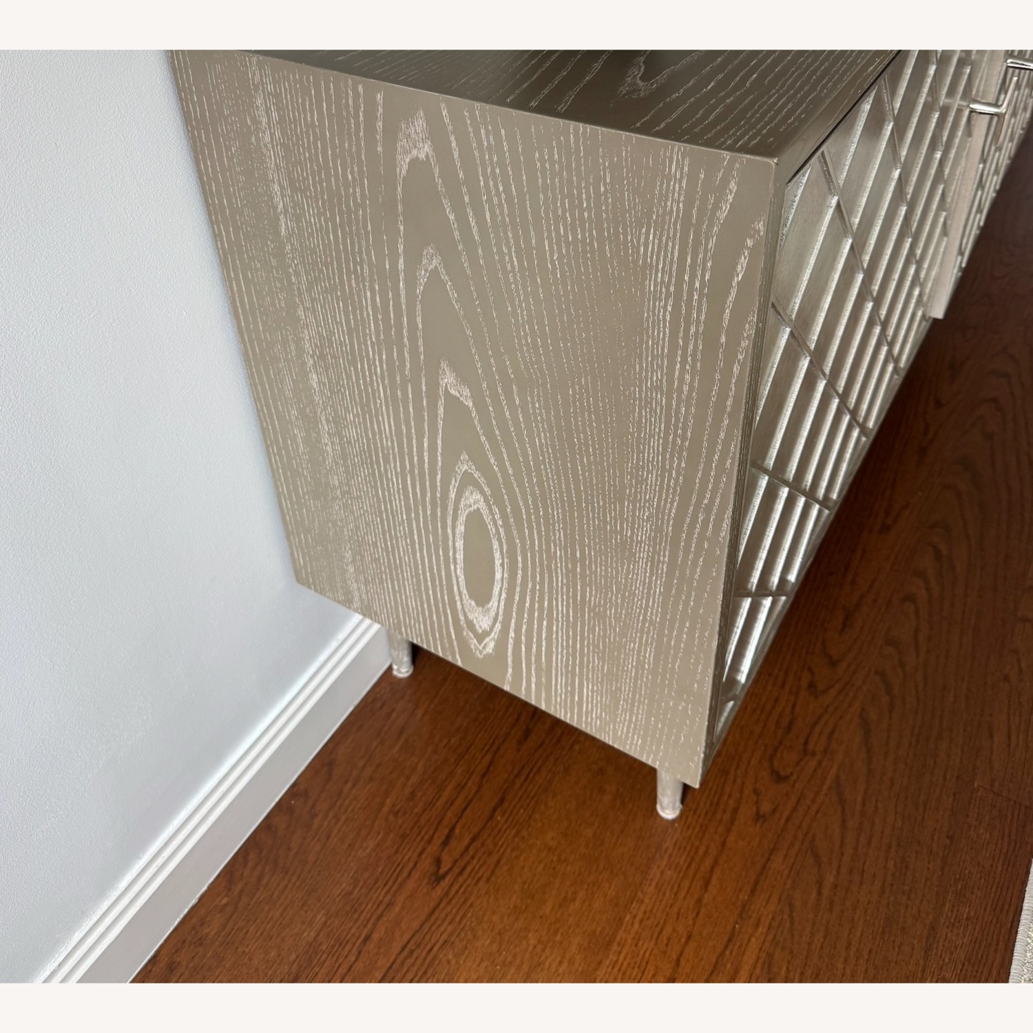 Sherrill Furniture Light Gray Wood Sideboard - image-6