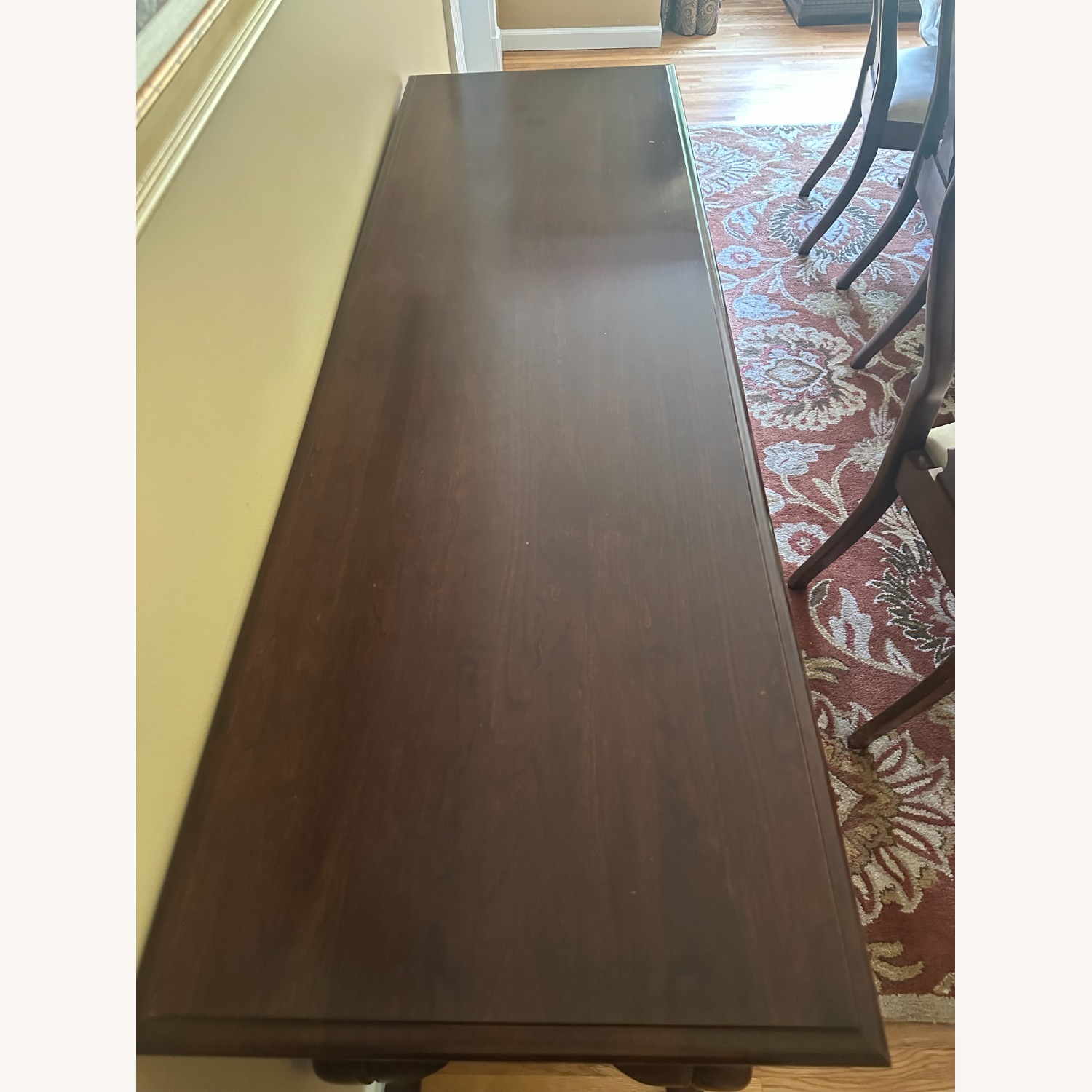 Cresent Furniture Dark Brown Wood Sideboard - image-4