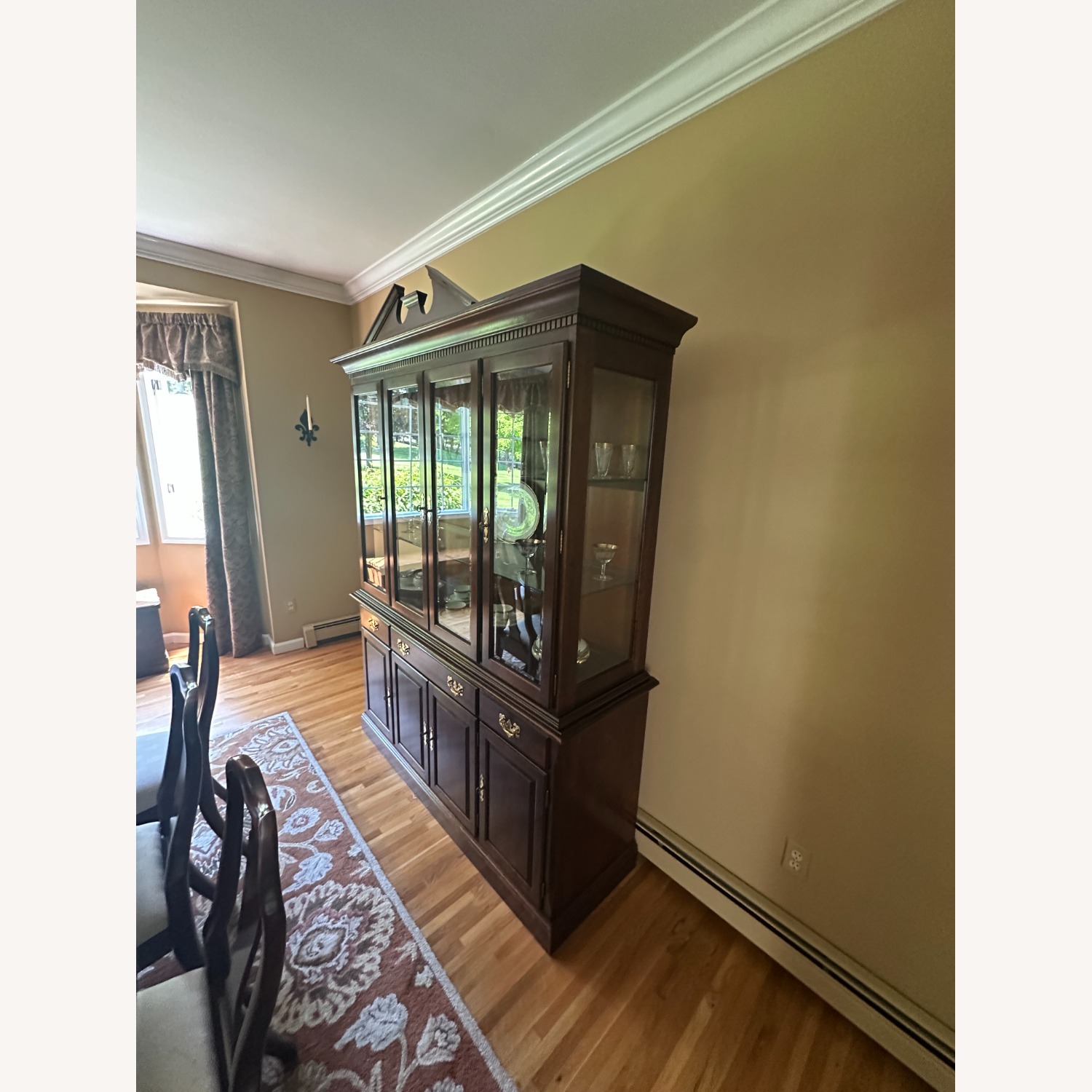 Cresent Furniture 2-Piece Hutch (Solid Cherry) - image-2