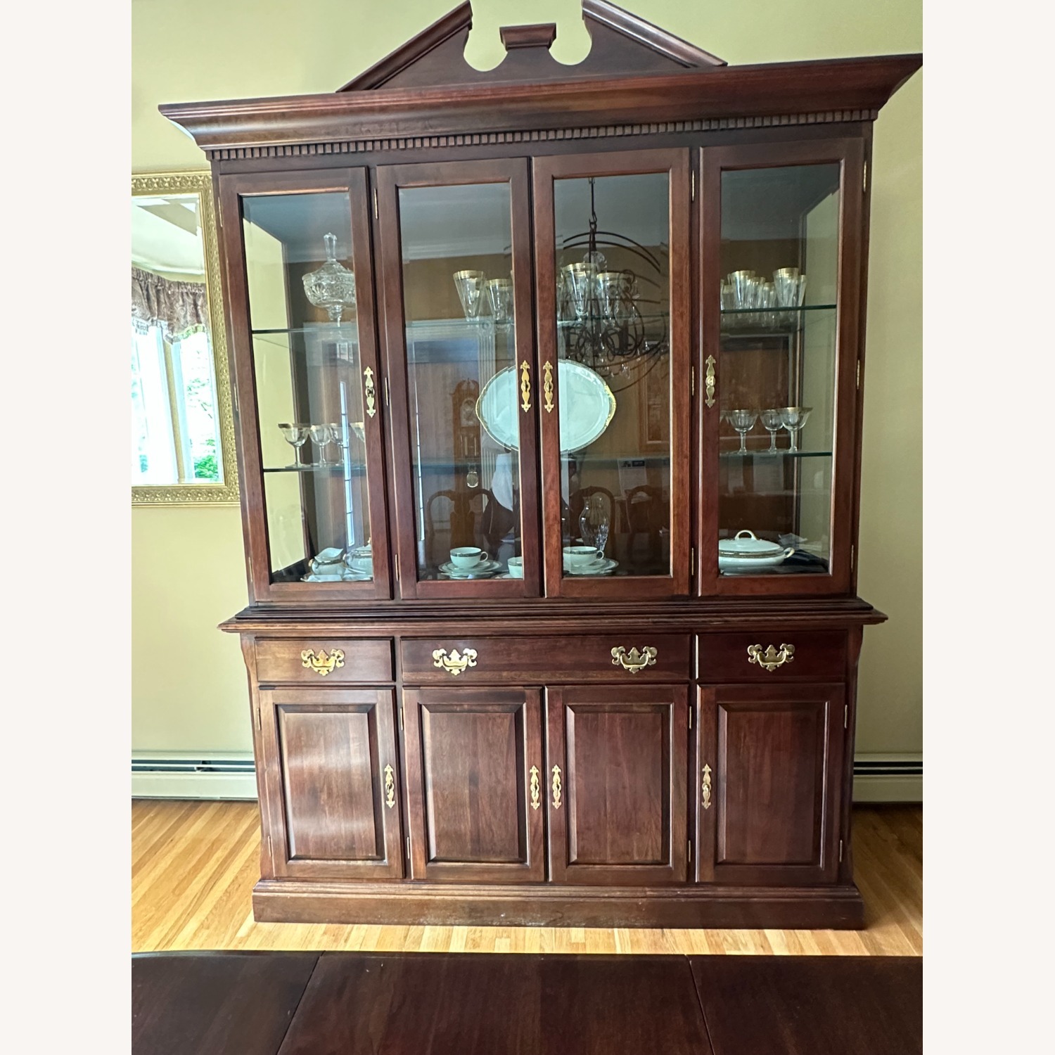Cresent Furniture 2-Piece Hutch (Solid Cherry) - image-1
