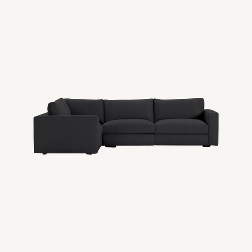 Used Design Within Reach Black 3+ Piece Sectional for sale on AptDeco