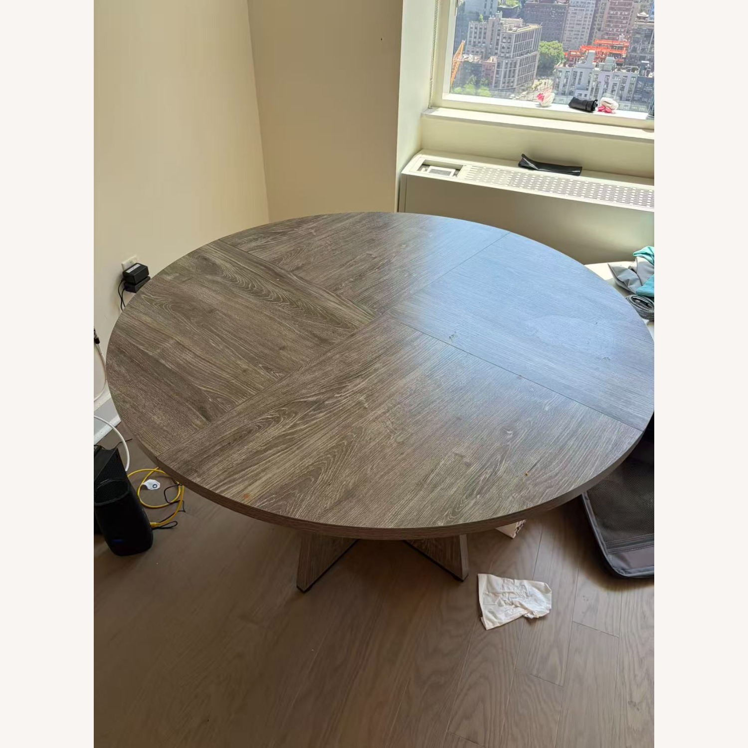 Tribesigns Dark Gray Dining Table - image-1