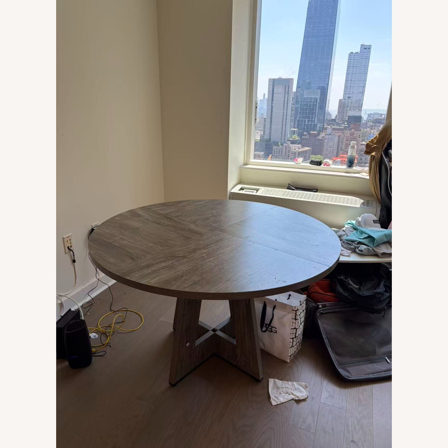 Tribesigns Dark Gray Dining Table - image-3