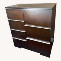 West Elm Dark Brown Wood Dresser