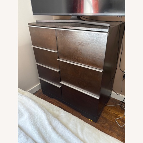 Used West Elm Dark Brown Wood Dresser for sale on AptDeco