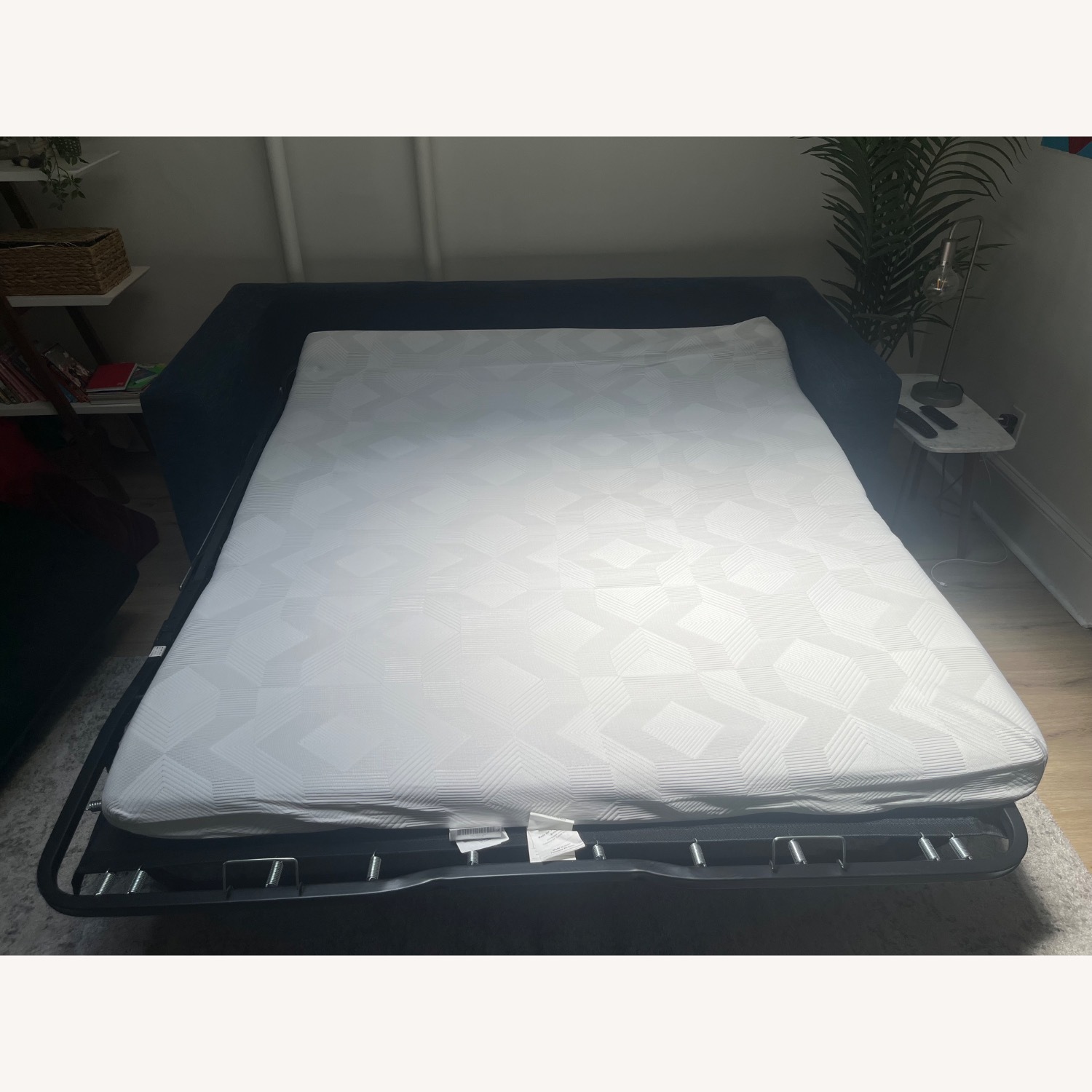 Article Soma 82" Sofa Bed - Midnight Blue - image-3