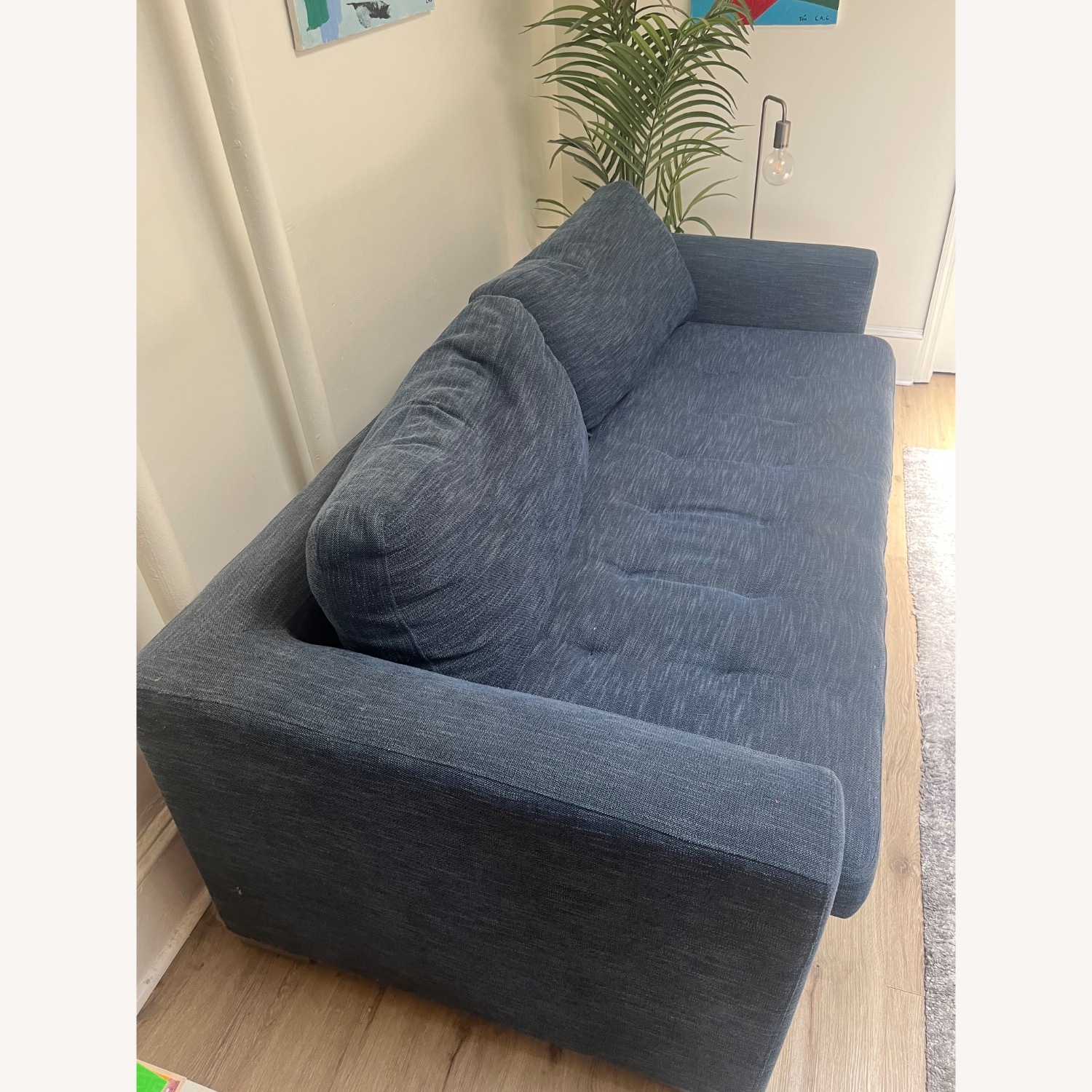 Article Soma 82" Sofa Bed - Midnight Blue - image-2