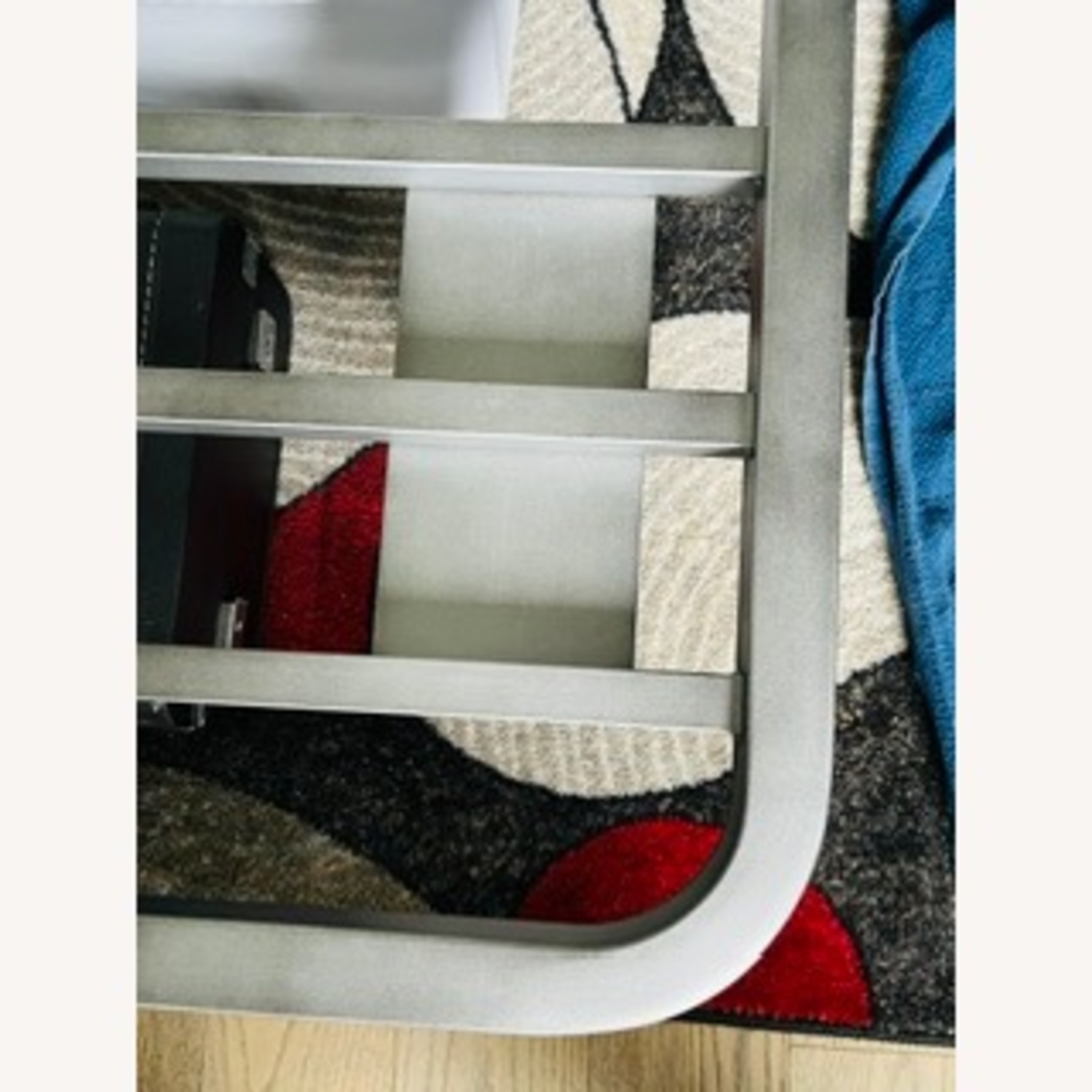 Pottery Barn Teen Locker Silver Metal Full Bed - image-3