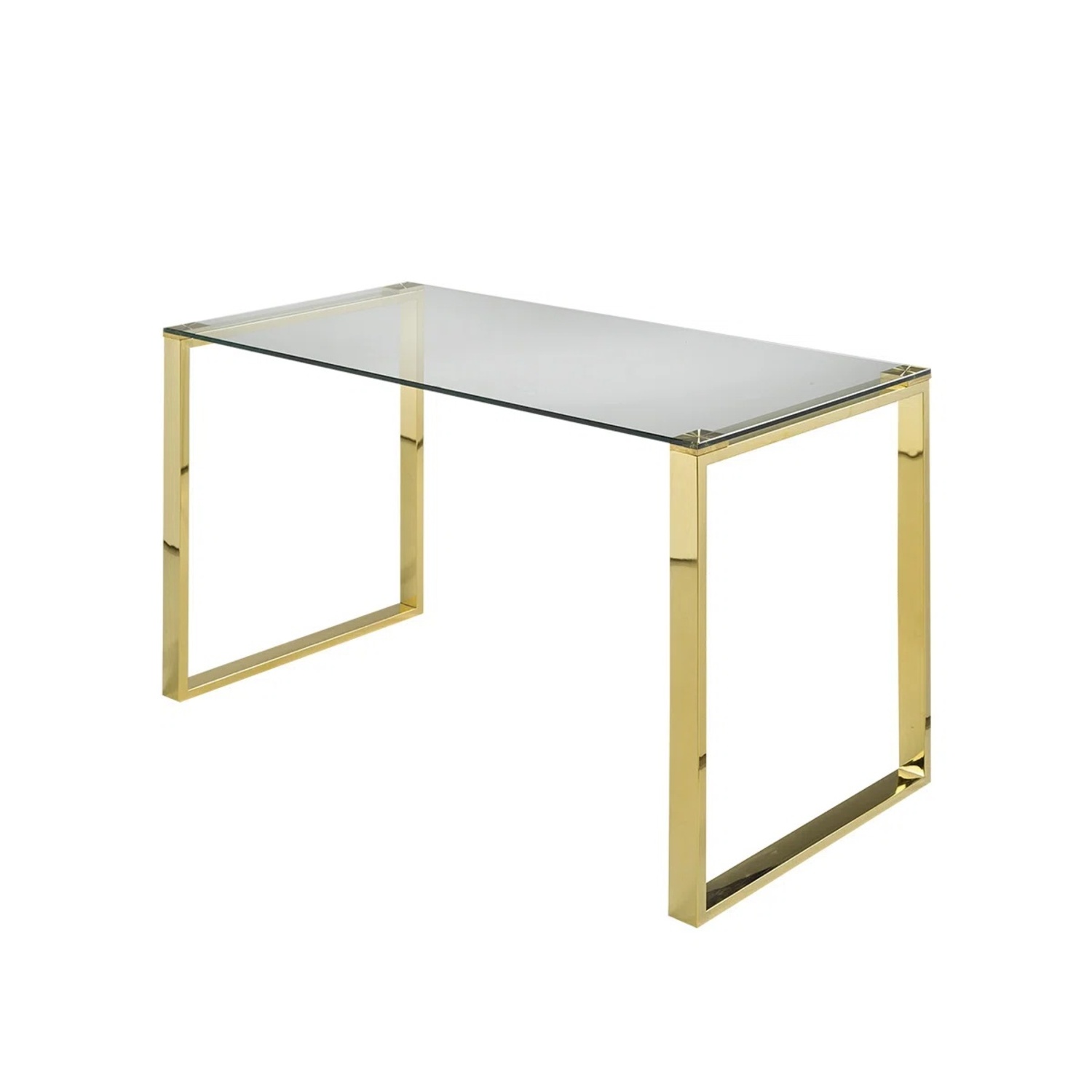 Wayfair Mercer41 Gold Glass Desk - image-6