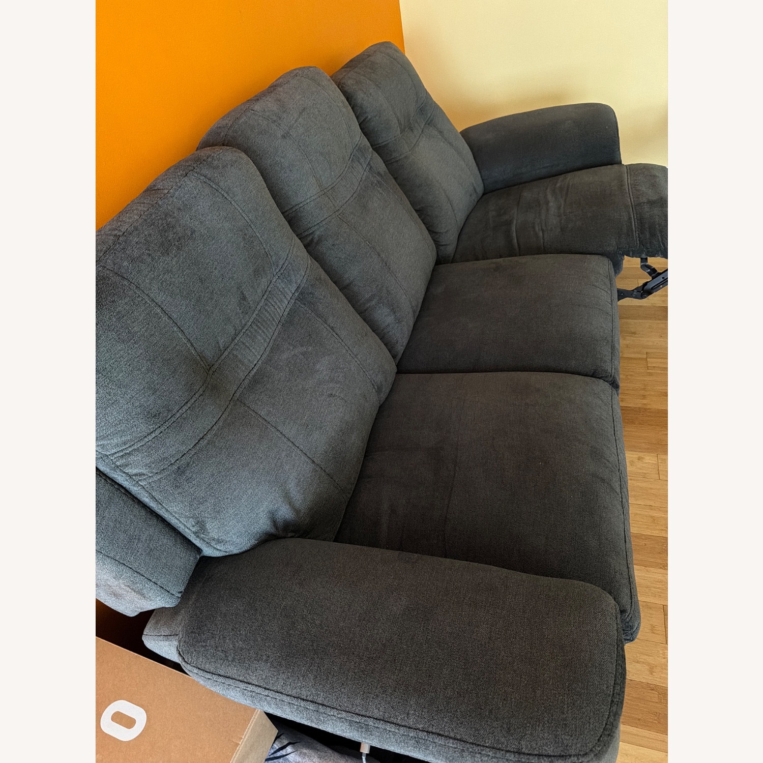 Bob's Discount Furniture Dark Gray 3+ Seater Sofa - image-3