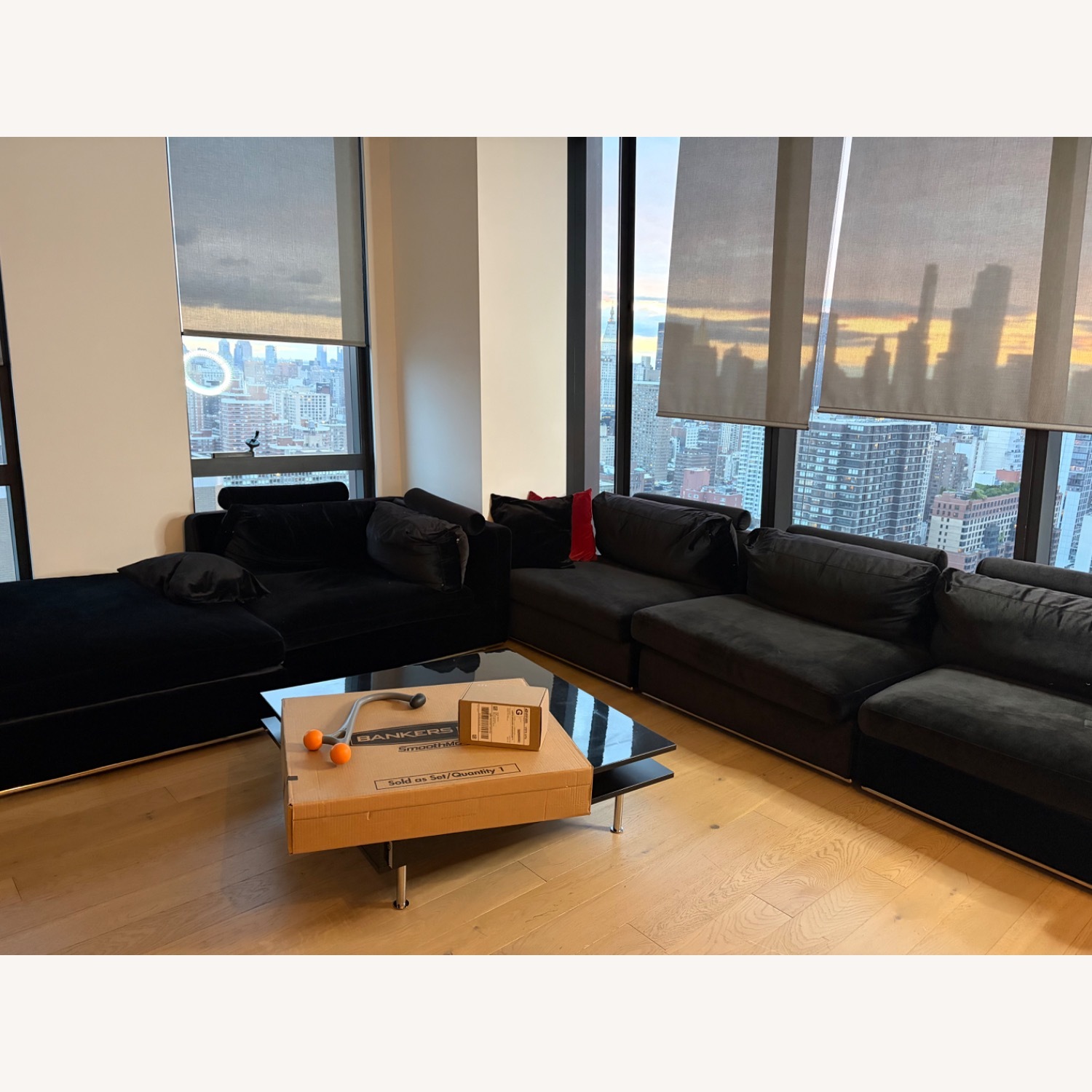 Rove Concepts Milo Black 3+ Piece Sectional - image-3