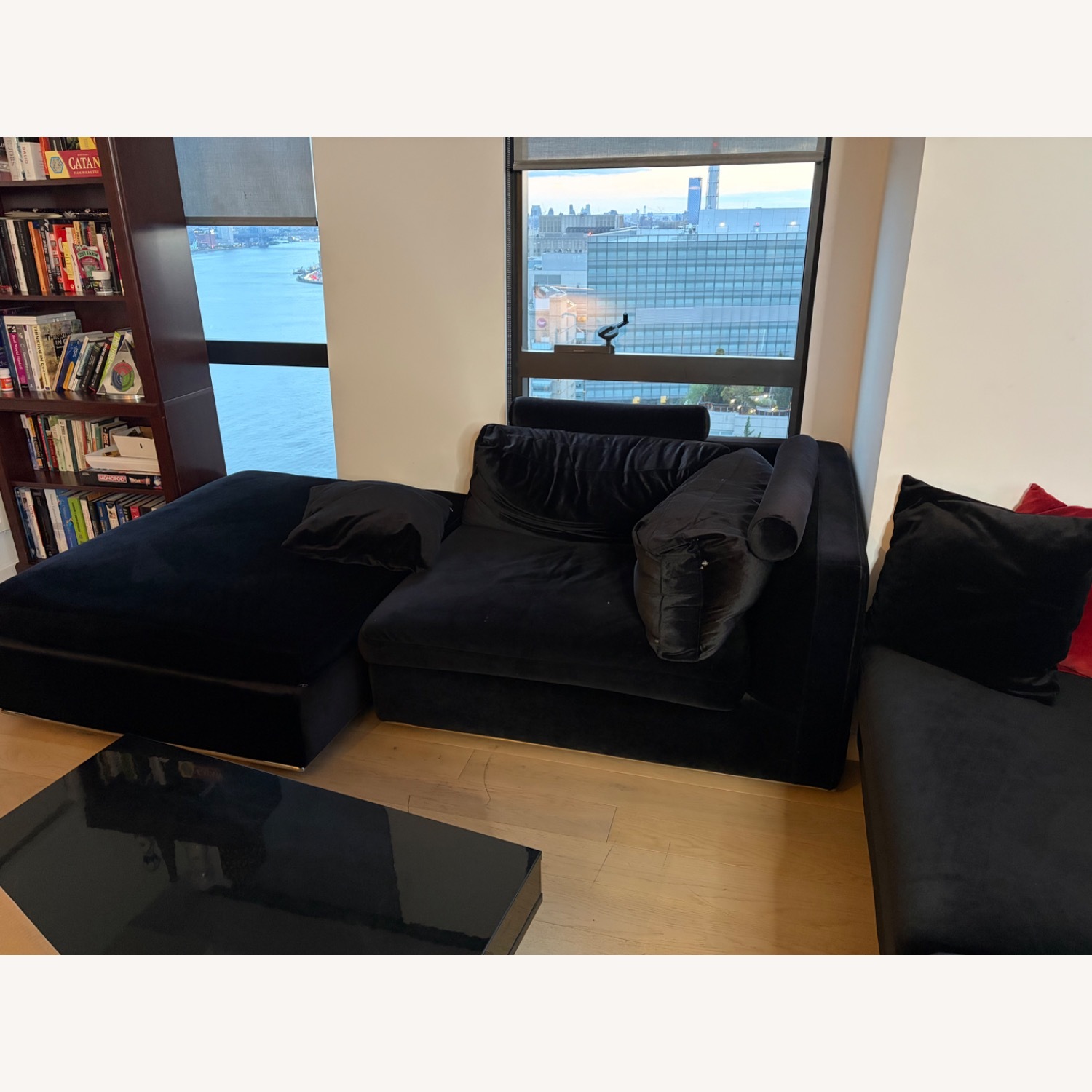 Rove Concepts Milo Black 3+ Piece Sectional - image-2