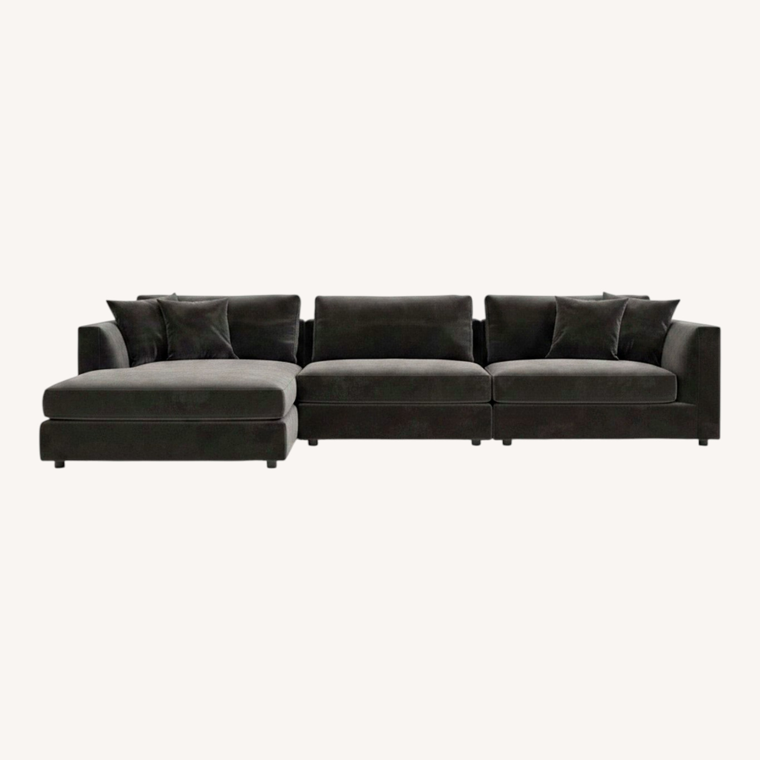 Rove Concepts Milo Black 3+ Piece Sectional - image-0