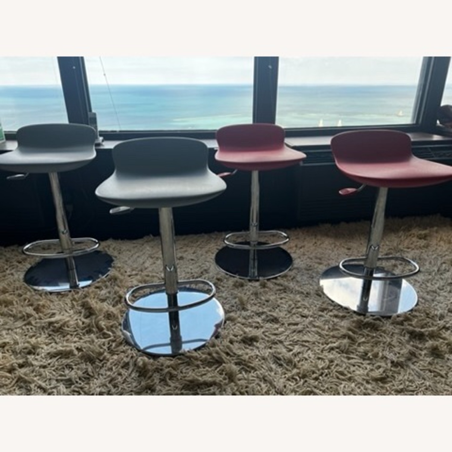 Room & Board Casprini Leo Swivel Stools Set of 4 - image-5