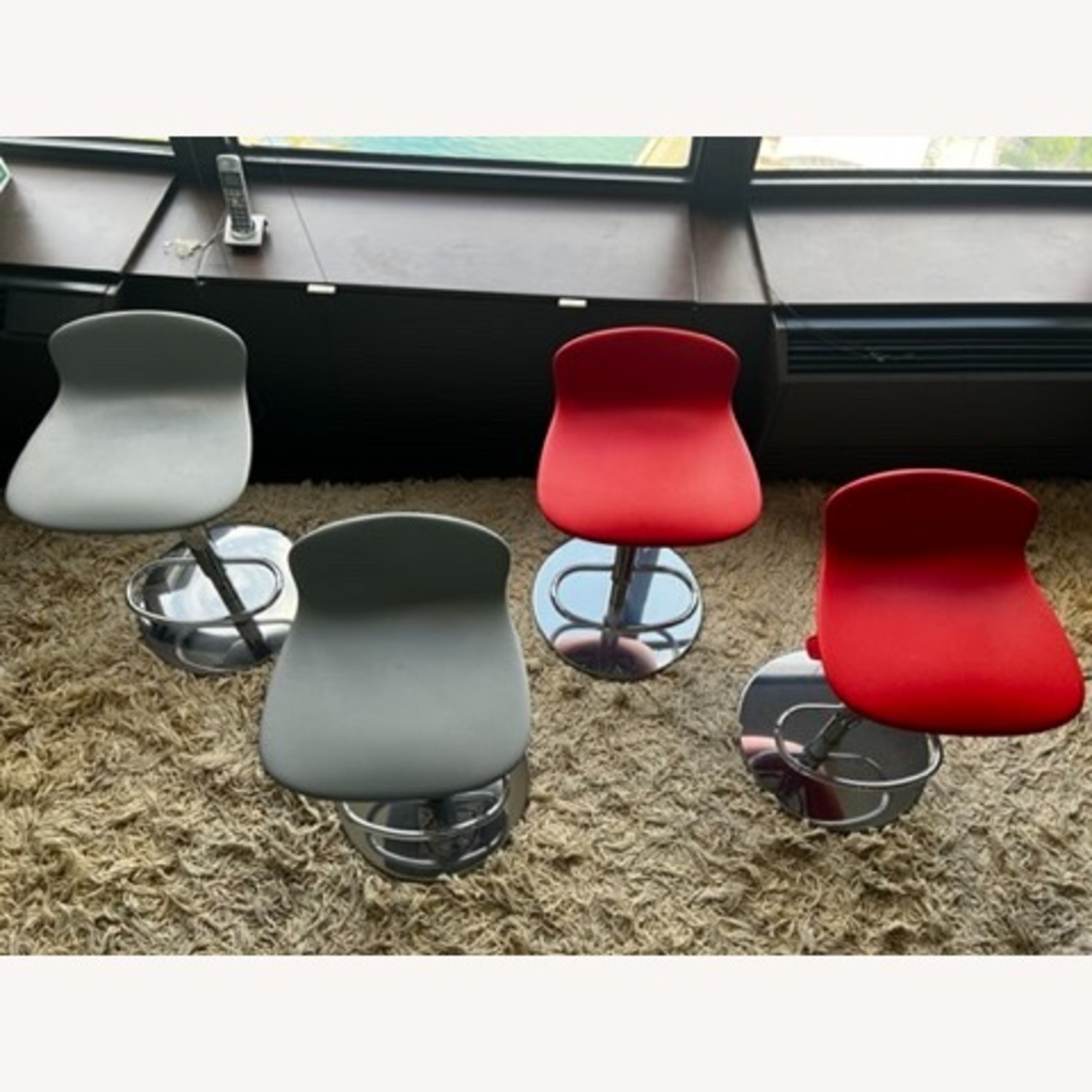 Room & Board Casprini Leo Swivel Stools Set of 4 - image-4