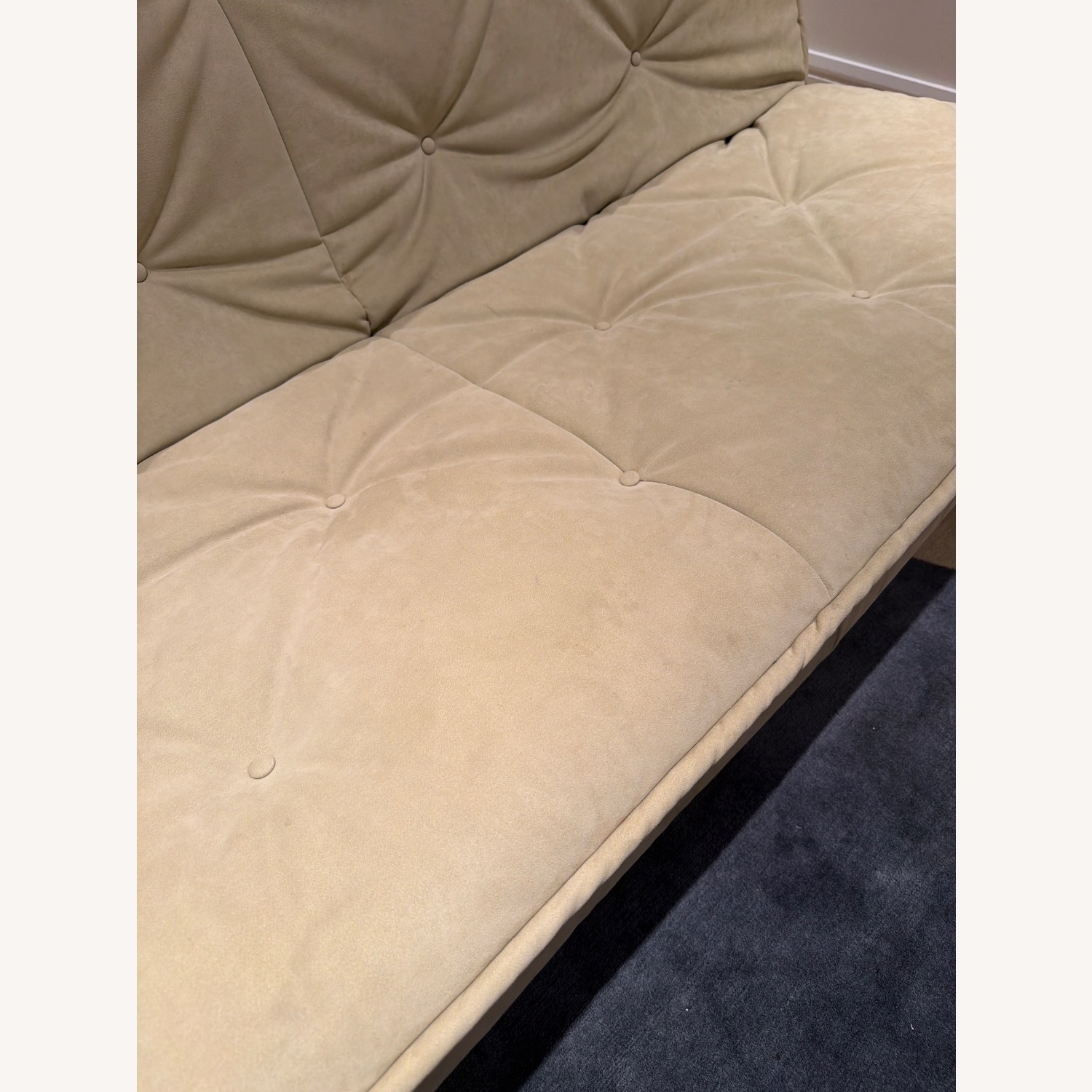 Ligne Roset Natural Suede Sleeper Sofa - image-4