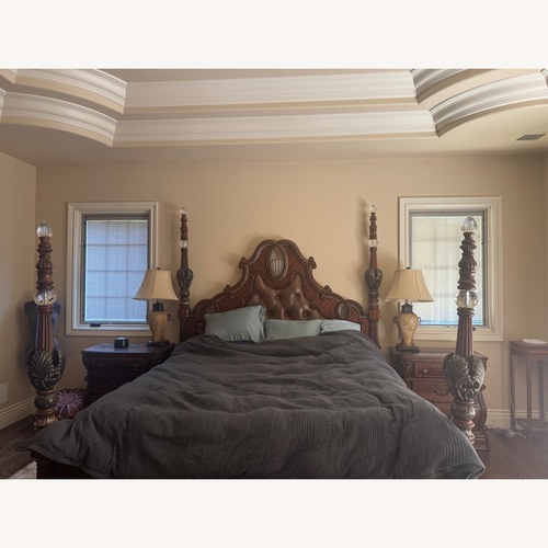 Used Michael Amini Signature Series Kingsize Bedframe for sale on AptDeco