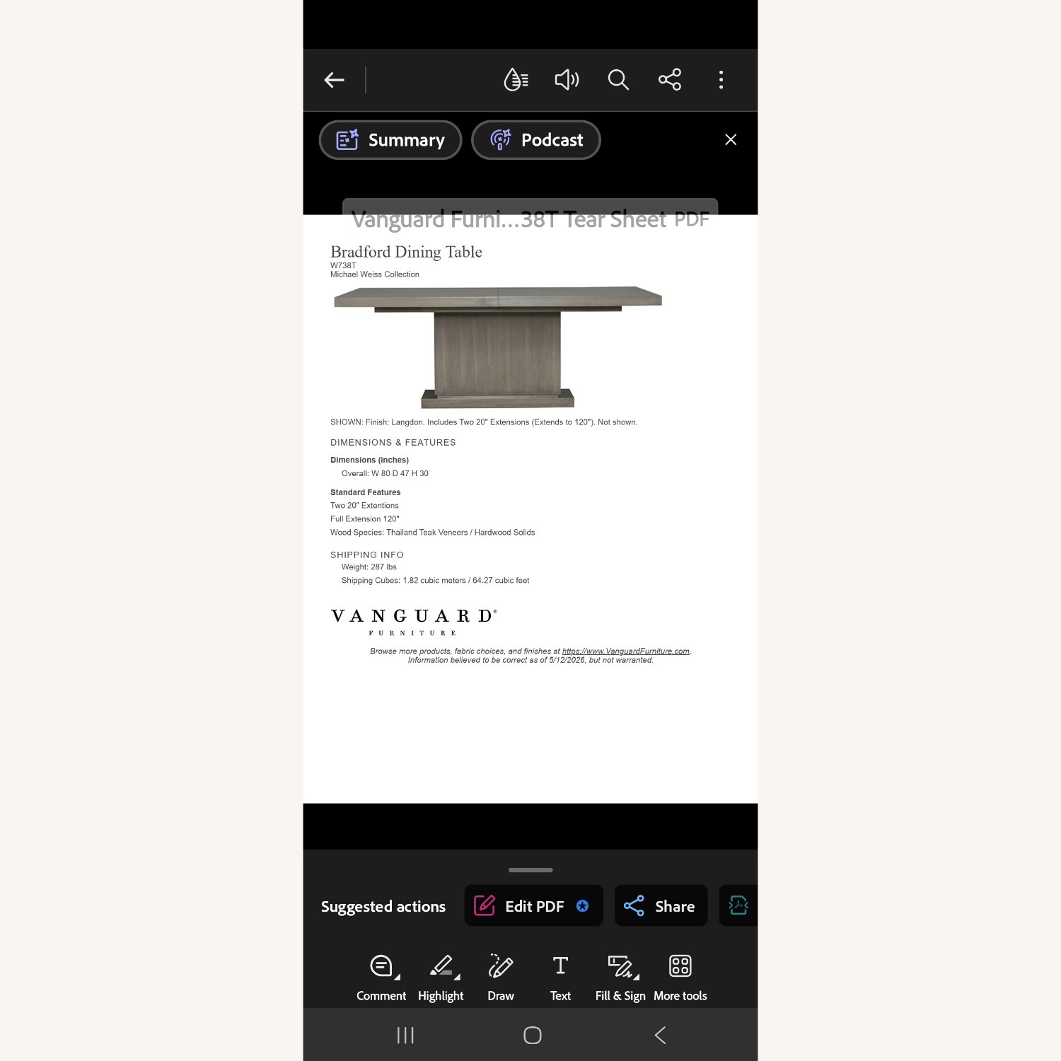 Designer Dining Table Walnut Veneer Dining Table - image-3