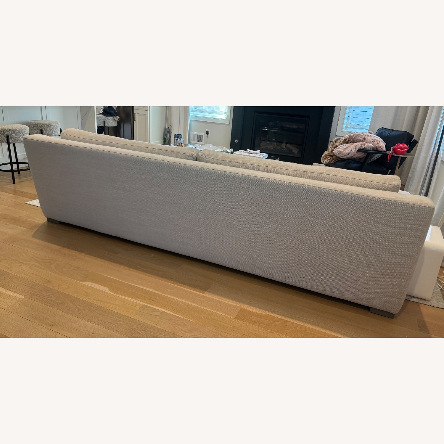 Restoration Hardware Modena Slope Arm Bench Seat Sofa - image-3