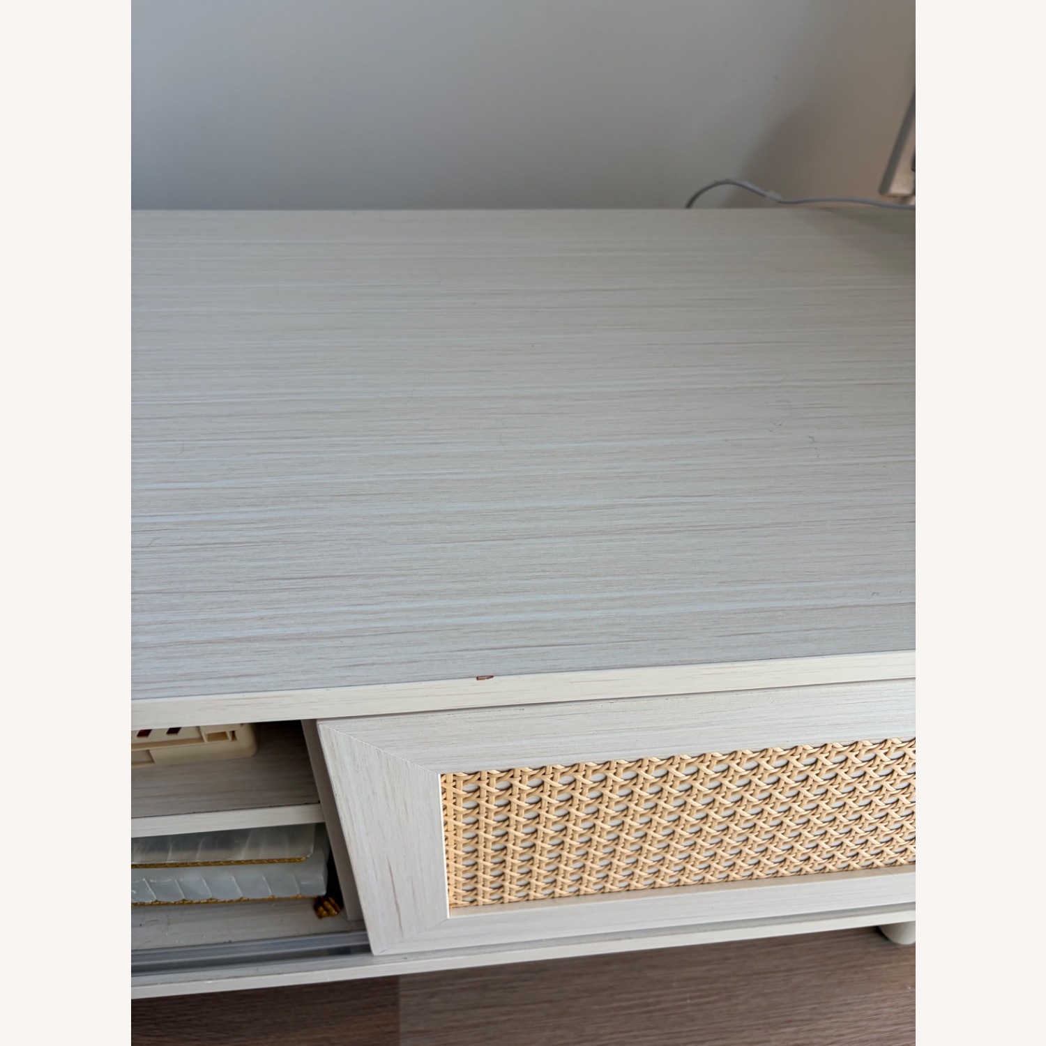 Natural Rattan Media Storage - image-5
