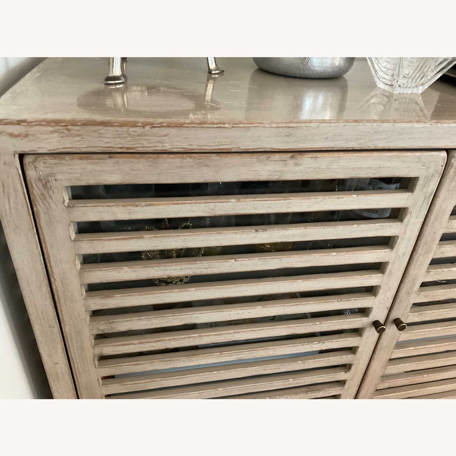 Sarreid Limited Light Gray Wood Sideboard - image-3
