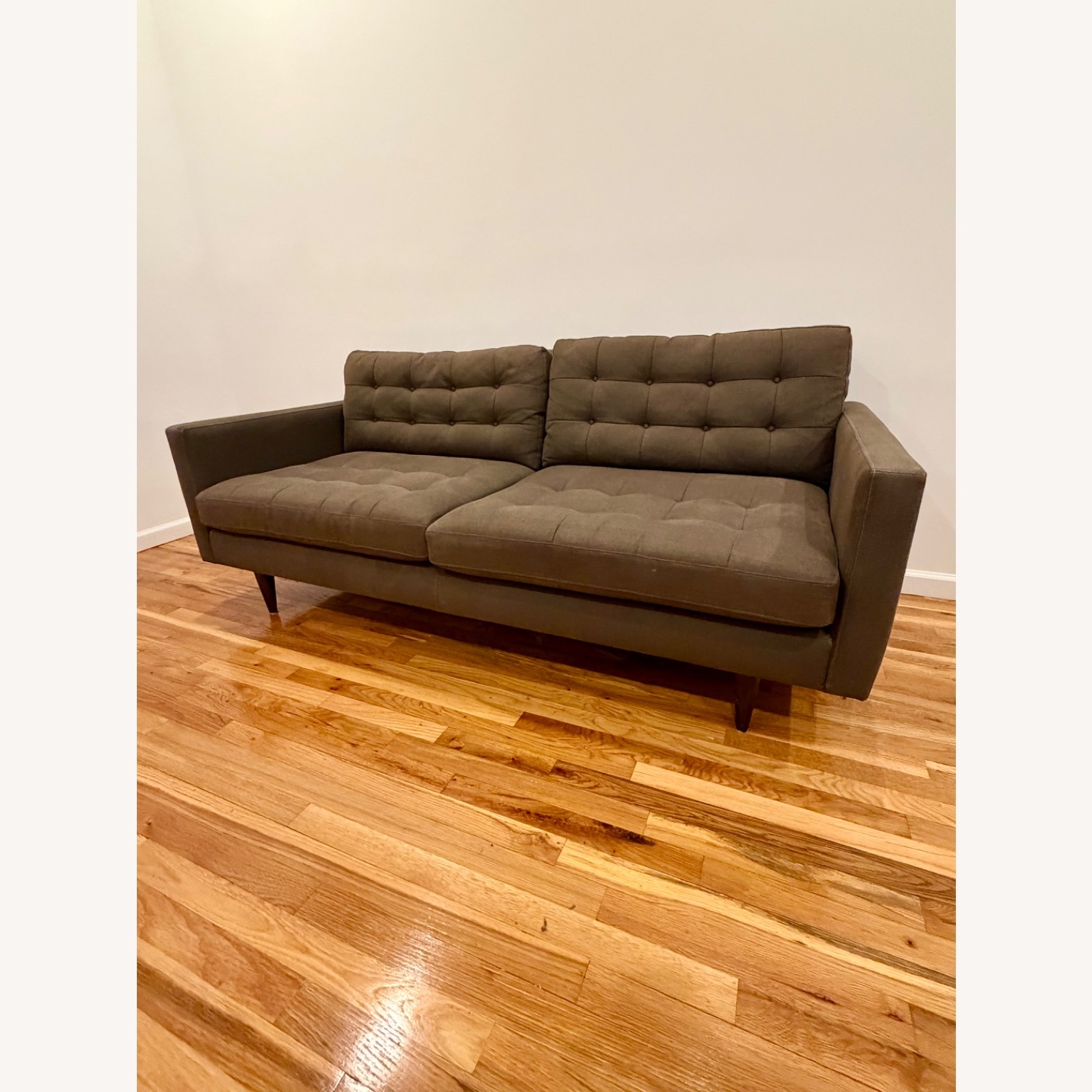 Crate & Barrel Petrie Midcentury Apartment Sofa - image-3