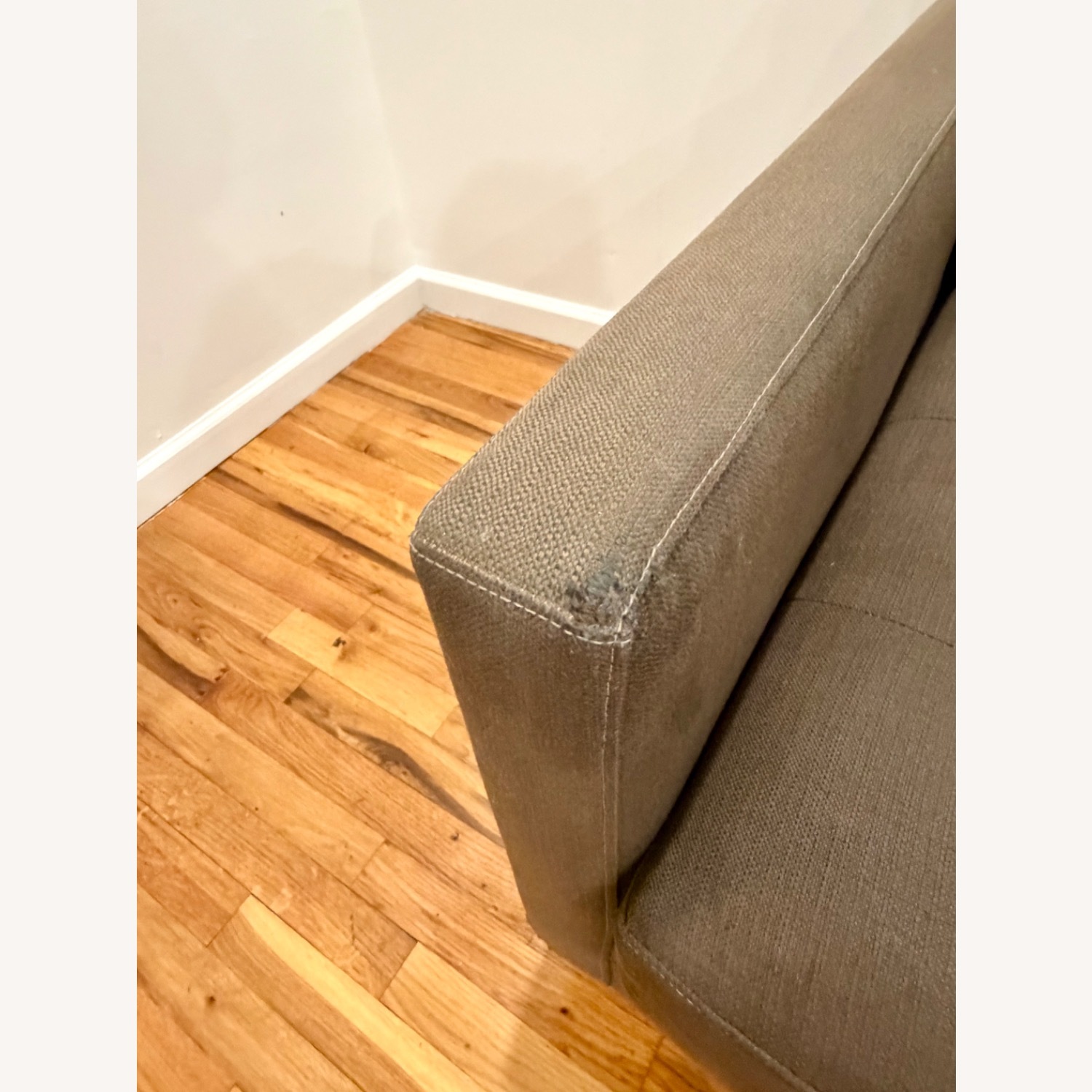 Crate & Barrel Petrie Midcentury Apartment Sofa - image-2