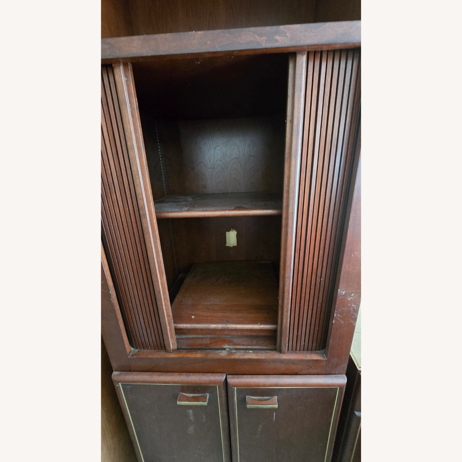Dark Brown Wall Unit MCM - image-9