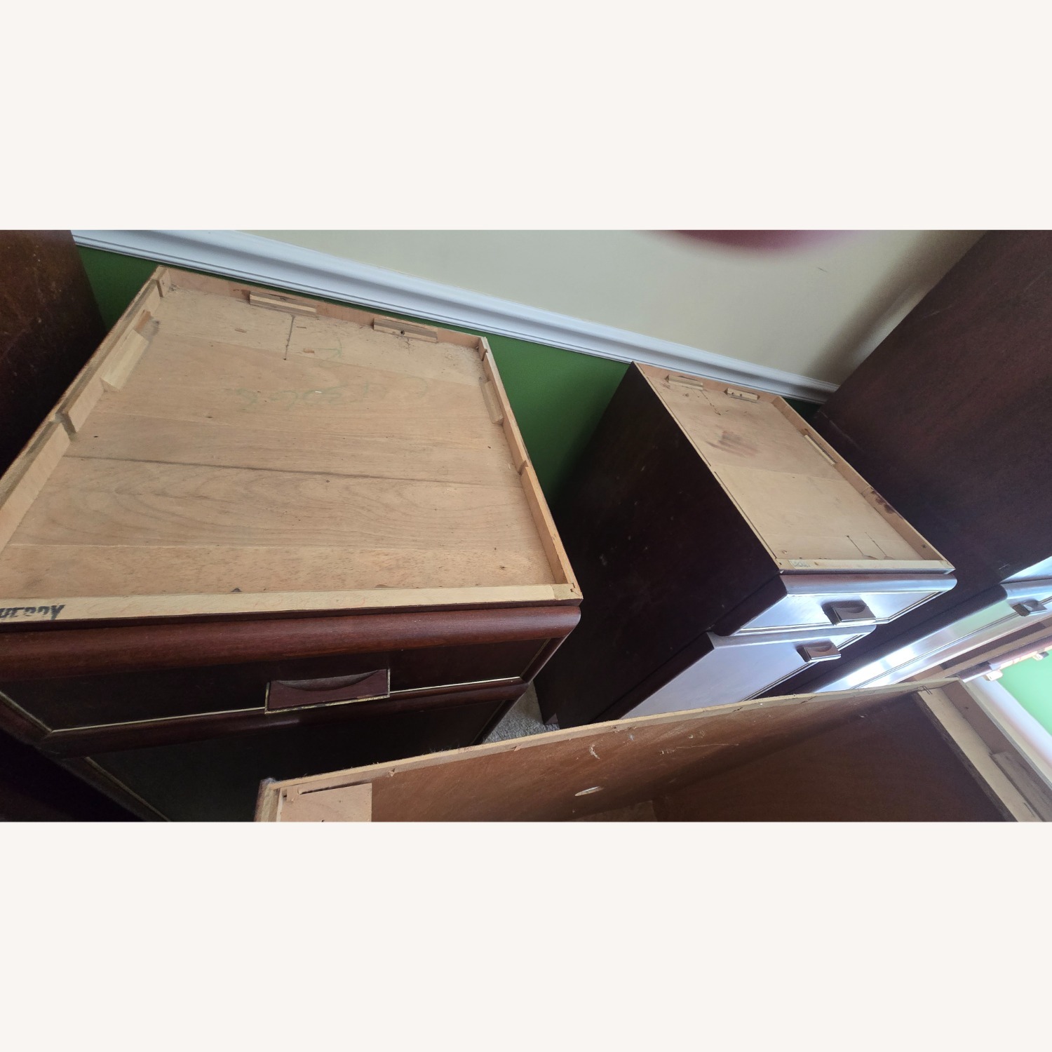 Dark Brown Wall Unit MCM - image-4
