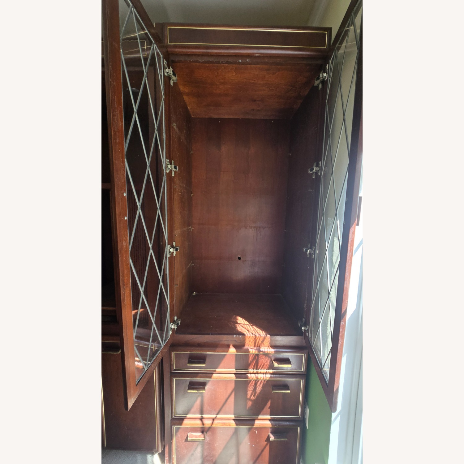 Dark Brown Wall Unit MCM - image-6