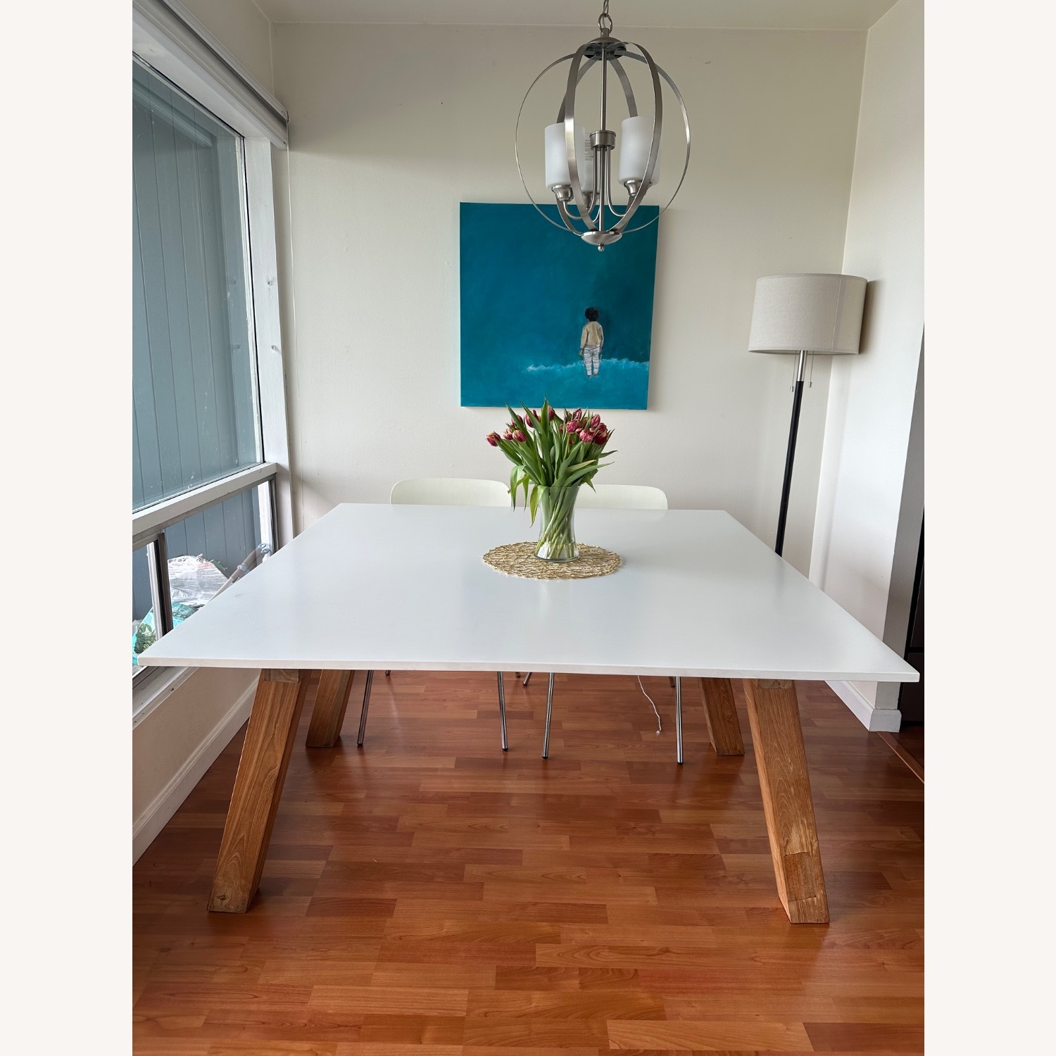 Crate & Barrel Riviera Square Dining Table - image-1