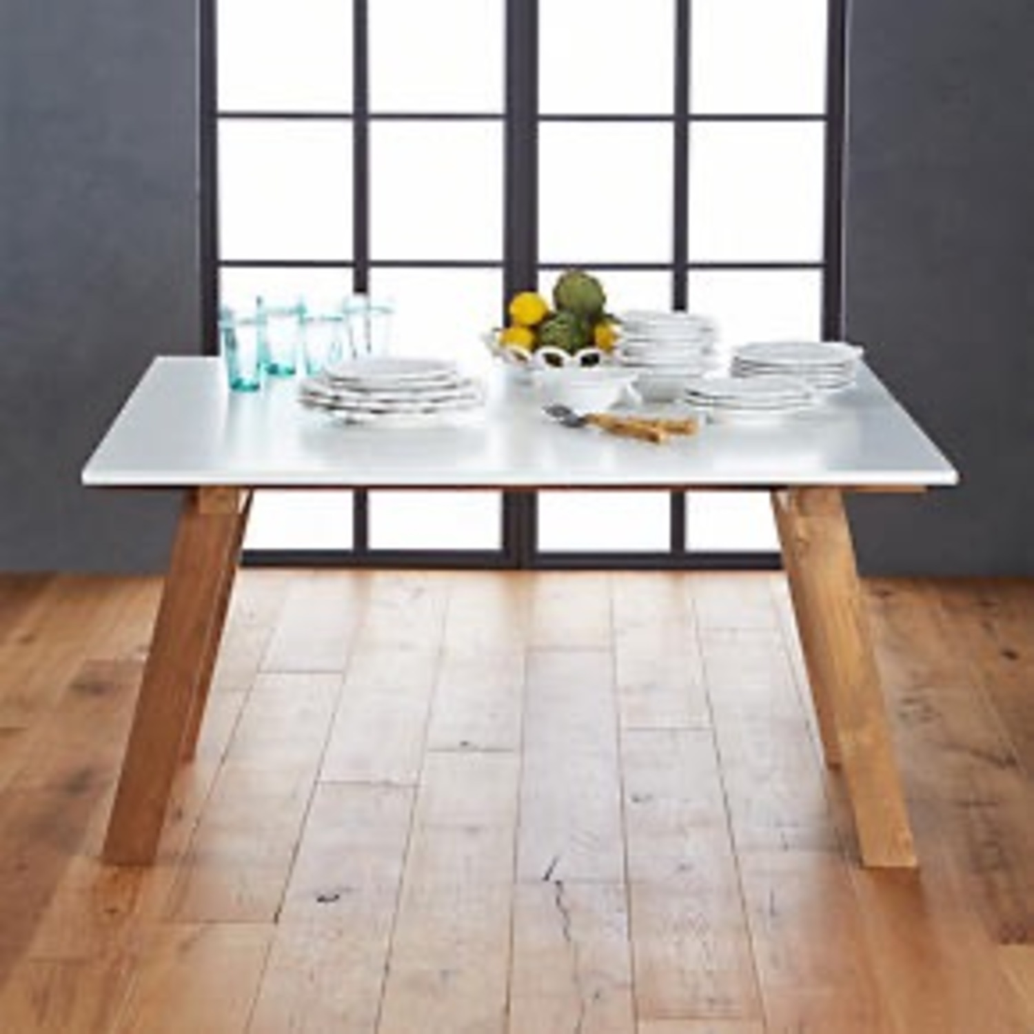 Crate & Barrel Riviera Square Dining Table - image-6