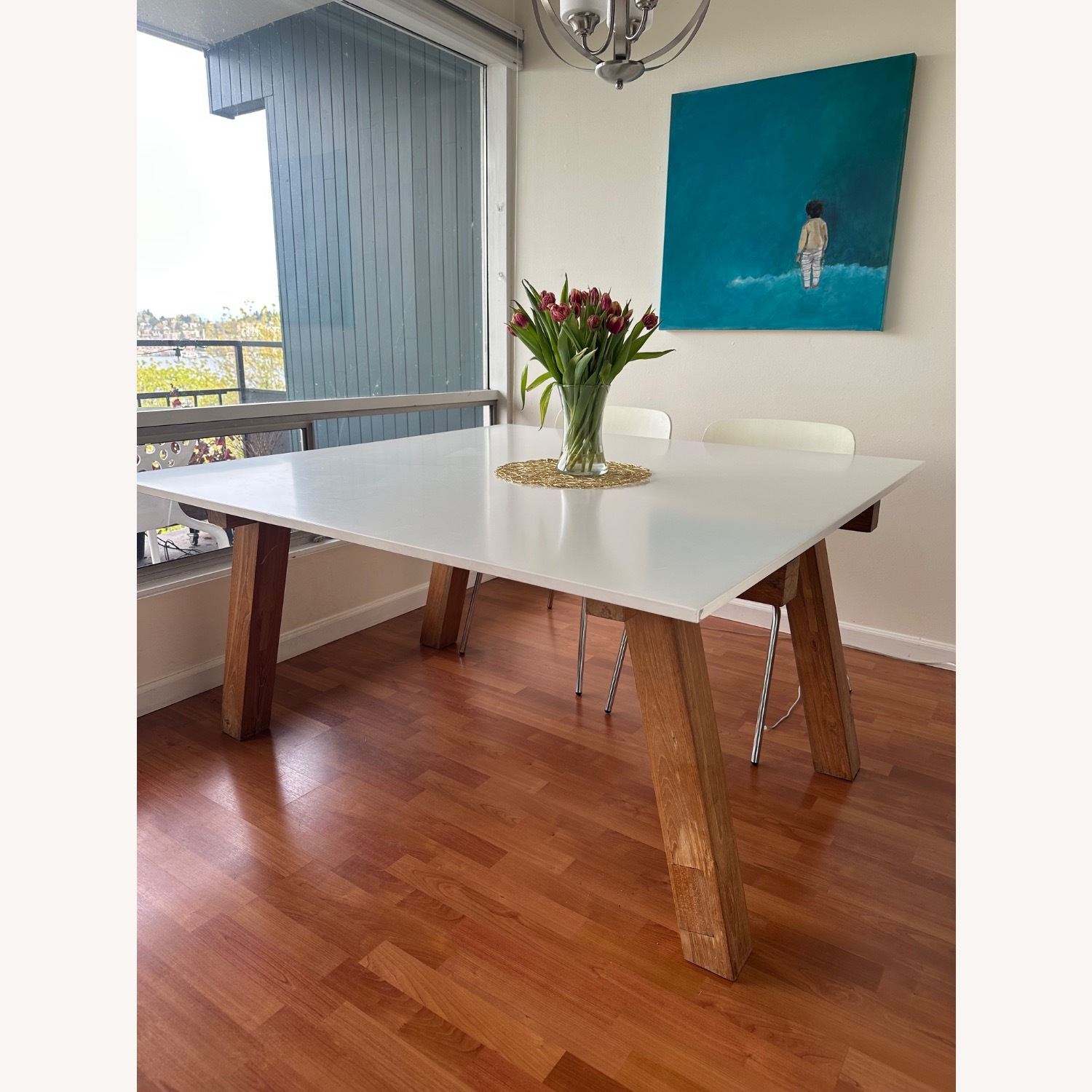 Crate & Barrel Riviera Square Dining Table - image-3
