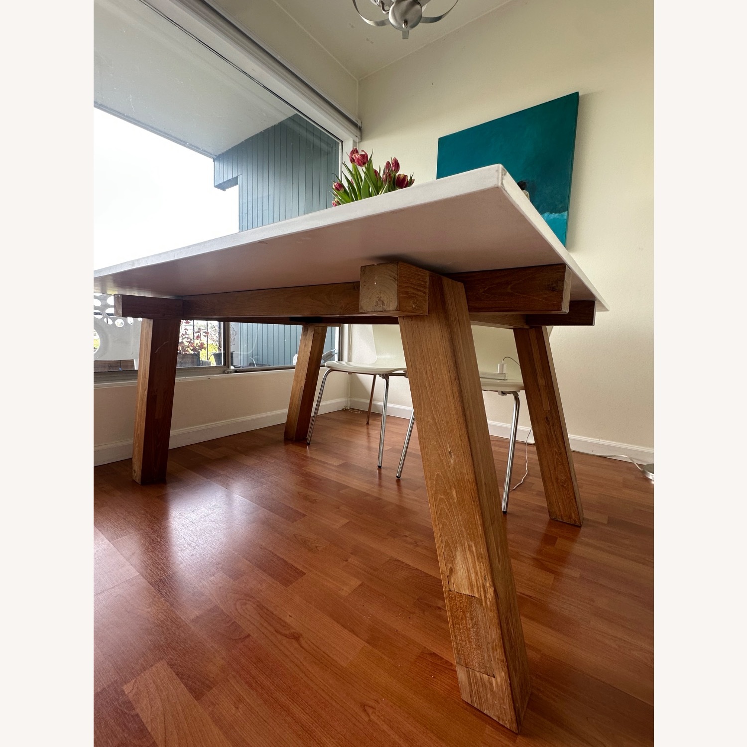 Crate & Barrel Riviera Square Dining Table - image-5