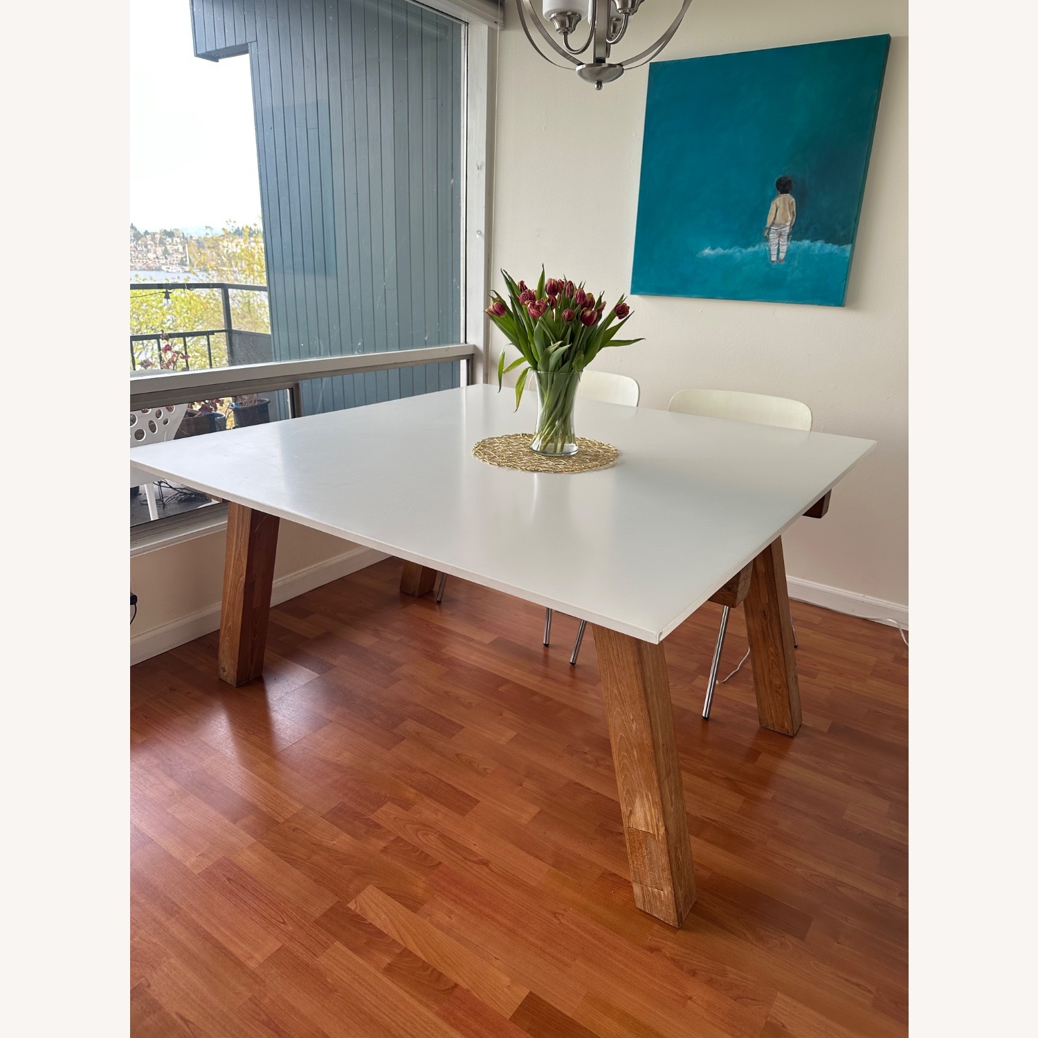 Crate & Barrel Riviera Square Dining Table - image-2